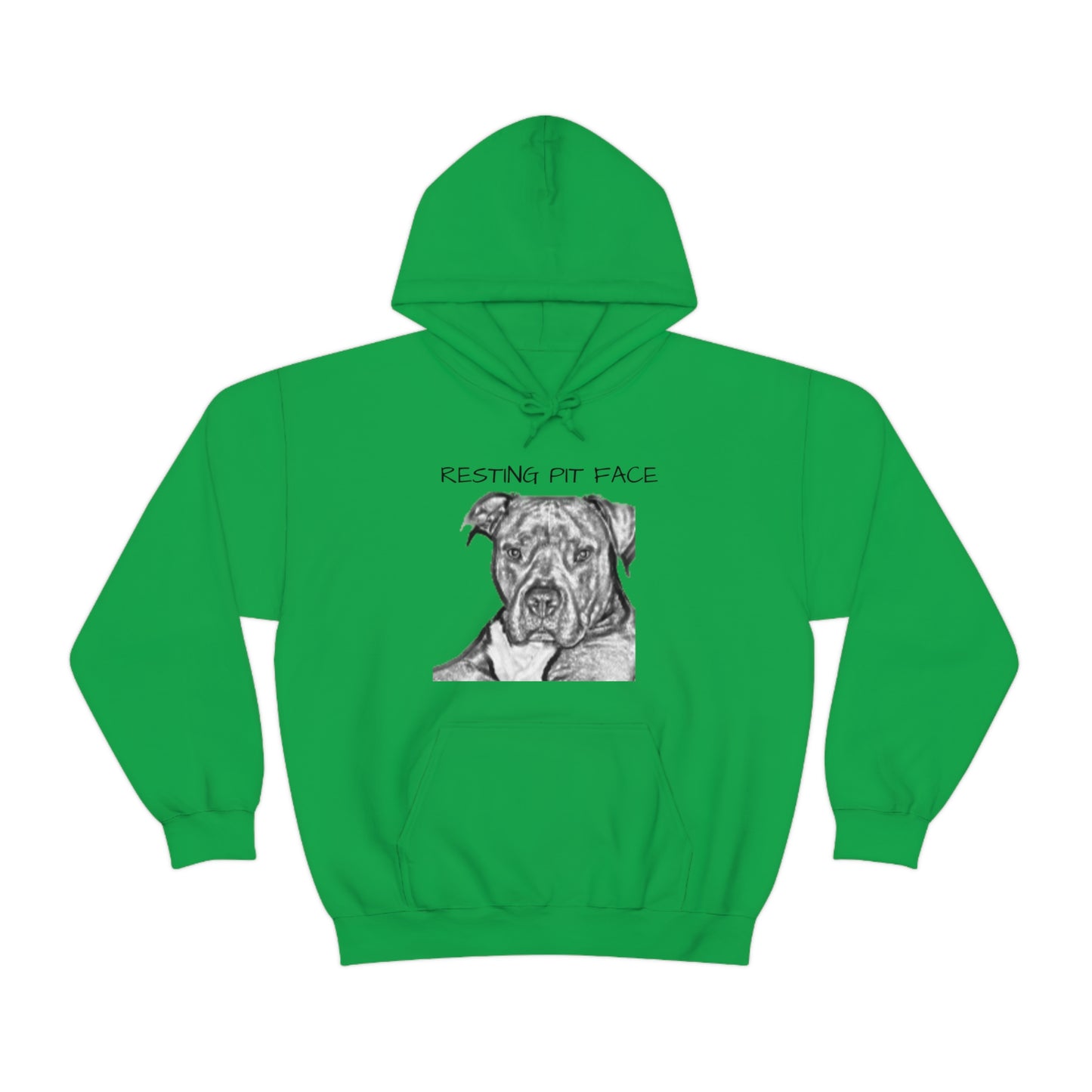"Resting Pit Face" Hooded Sweatshirt