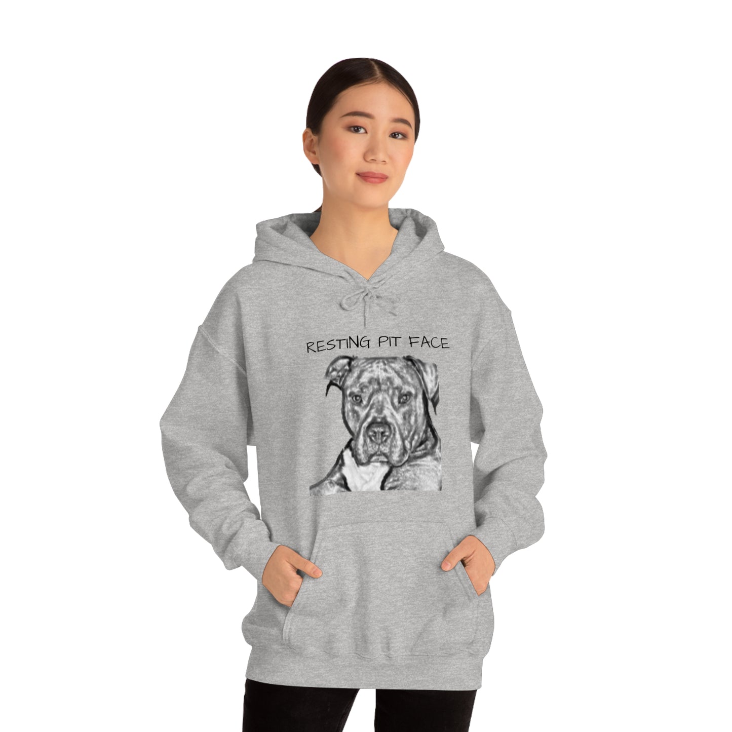 "Resting Pit Face" Hooded Sweatshirt