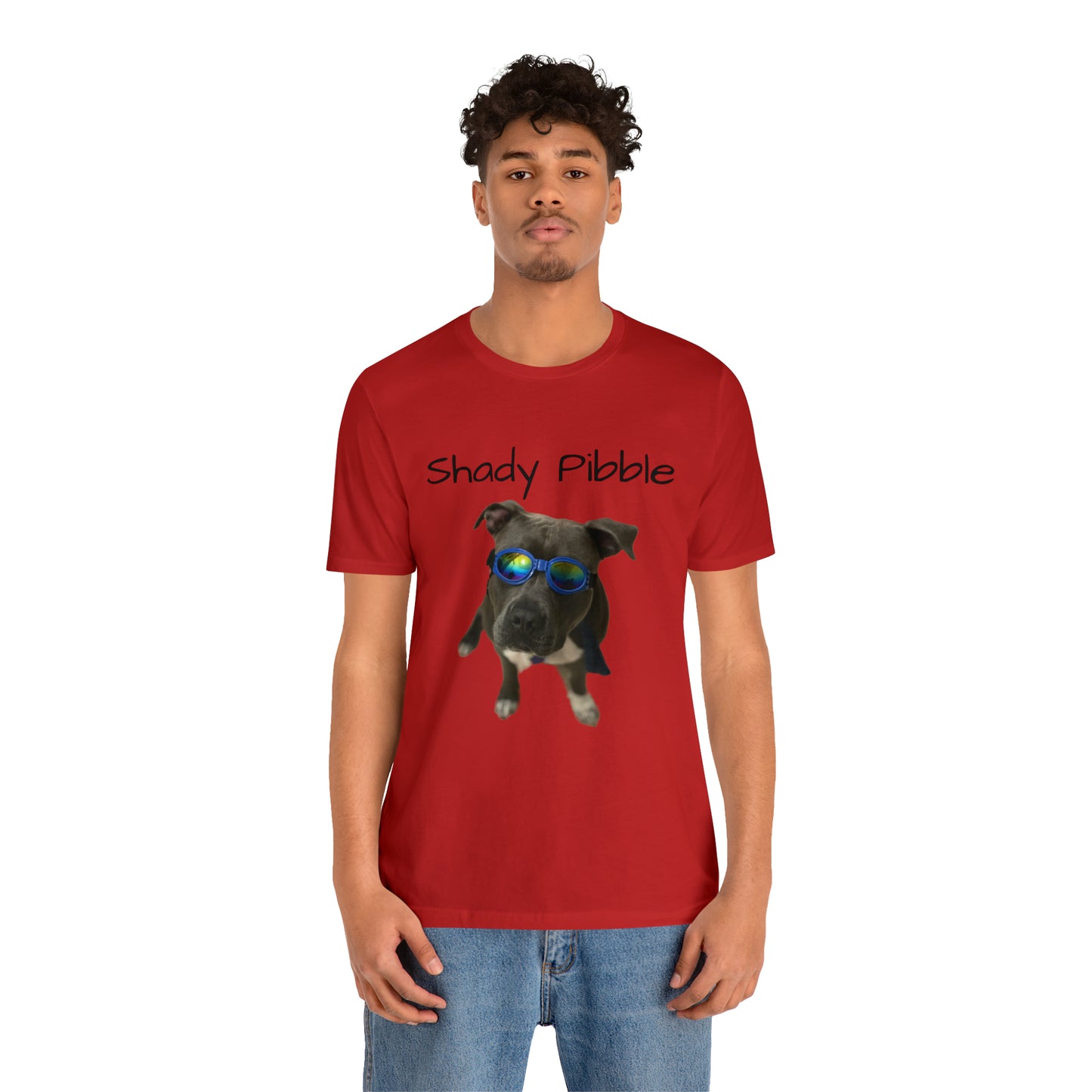 Women's Pitbull Shirt: Shady Pibble with Sunglasses