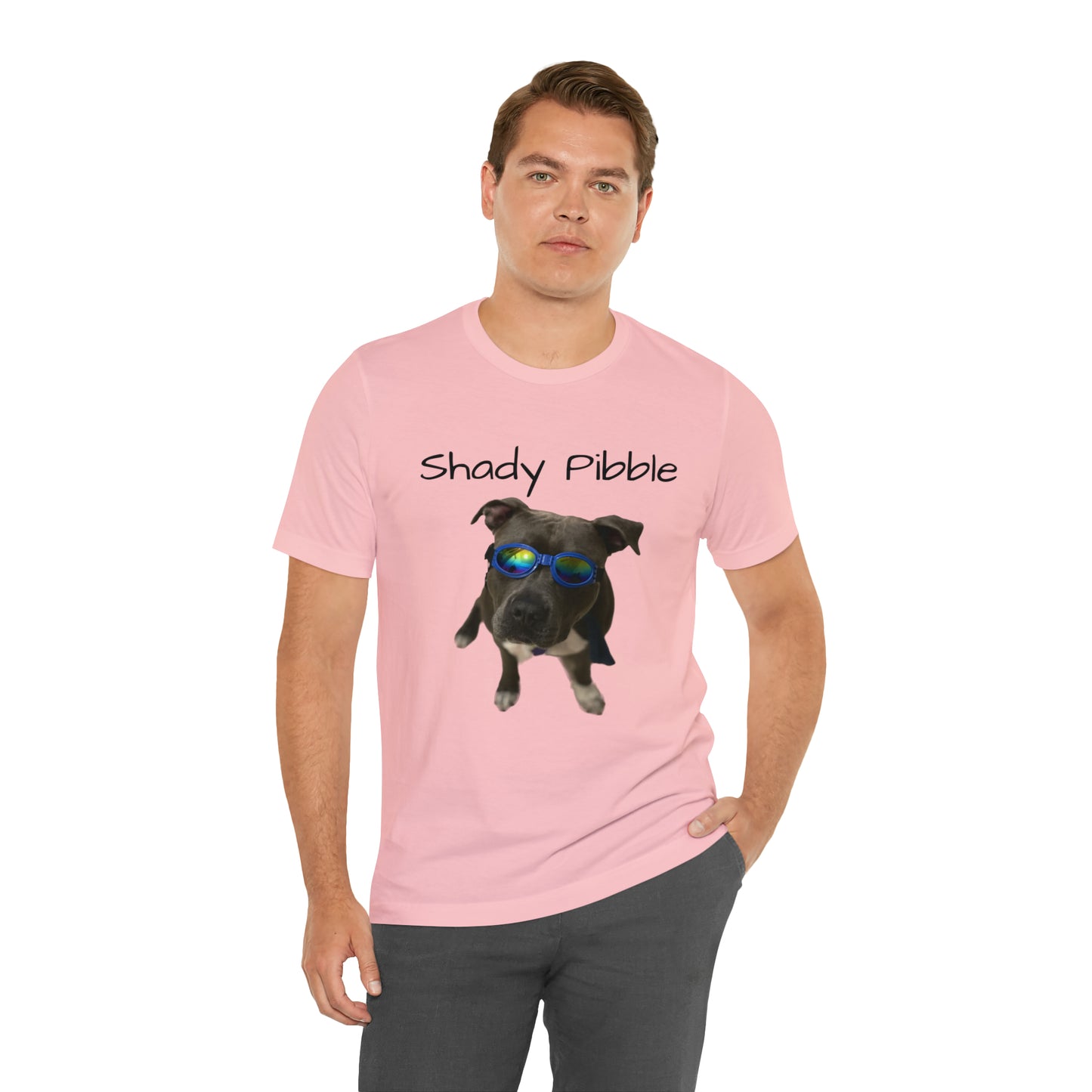 Women's Pitbull Shirt: Shady Pibble with Sunglasses