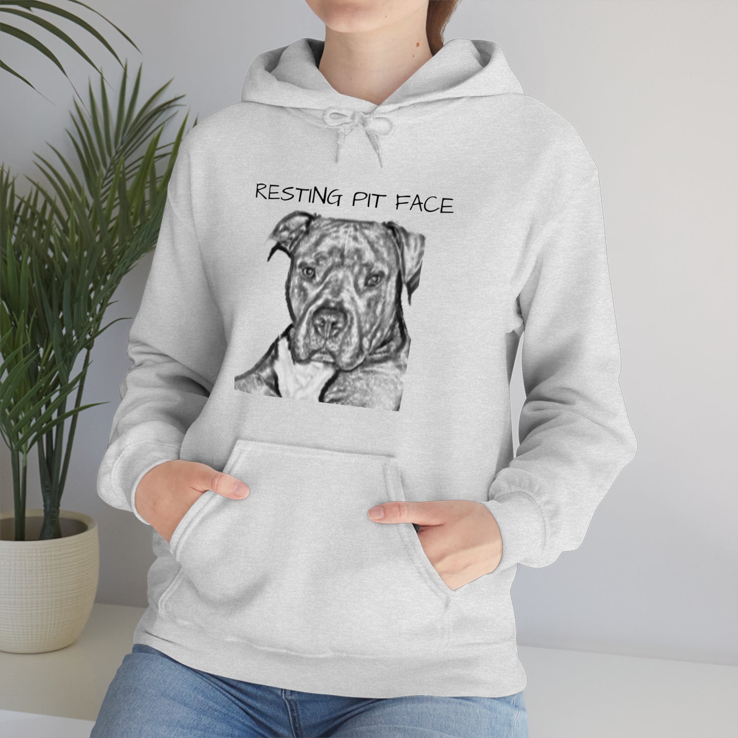 "Resting Pit Face" Hooded Sweatshirt