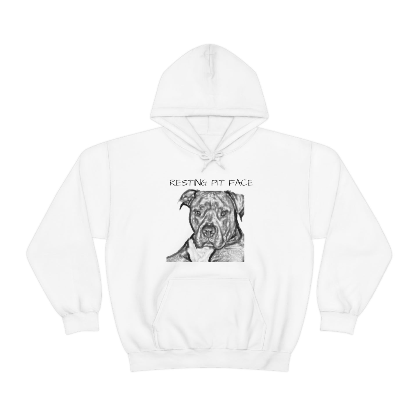 "Resting Pit Face" Hooded Sweatshirt