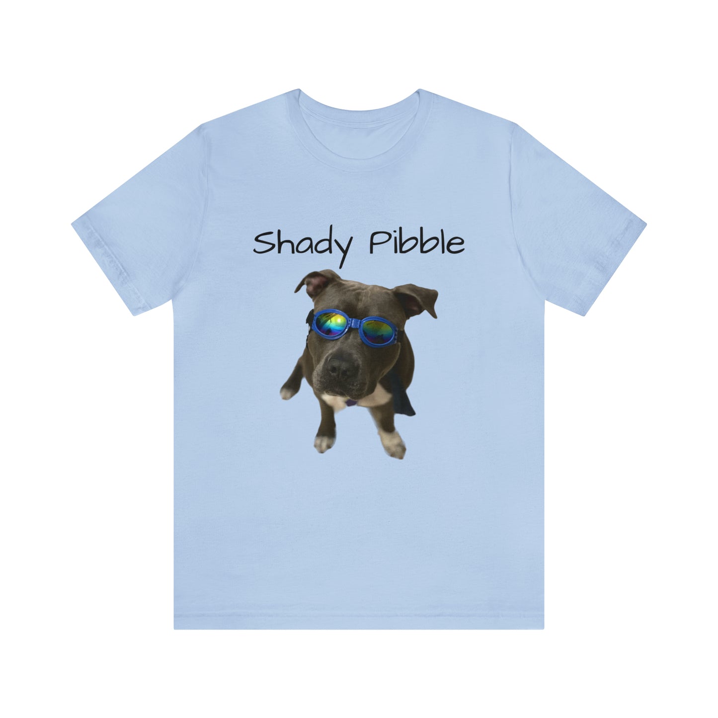 Women's Pitbull Shirt: Shady Pibble with Sunglasses