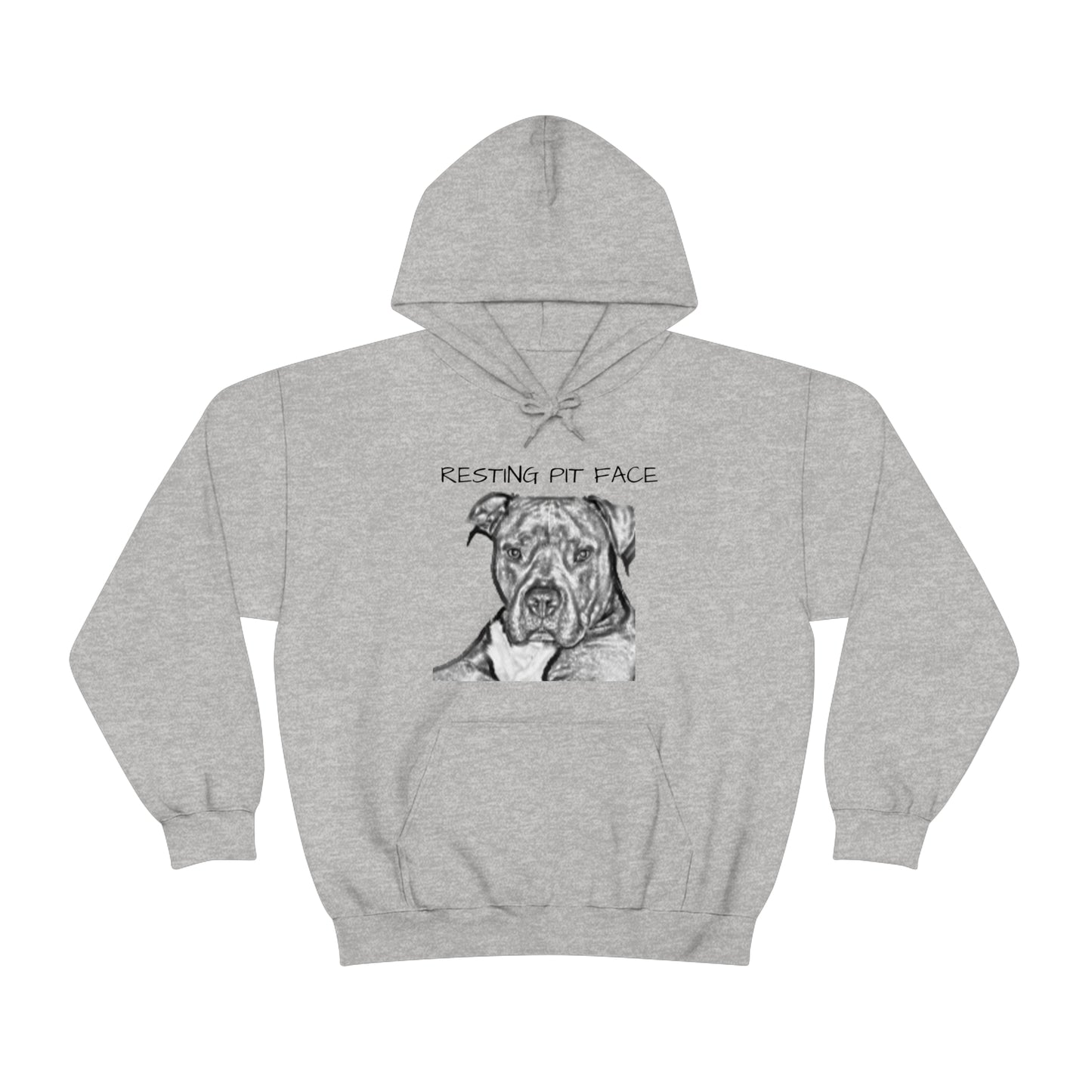 "Resting Pit Face" Hooded Sweatshirt