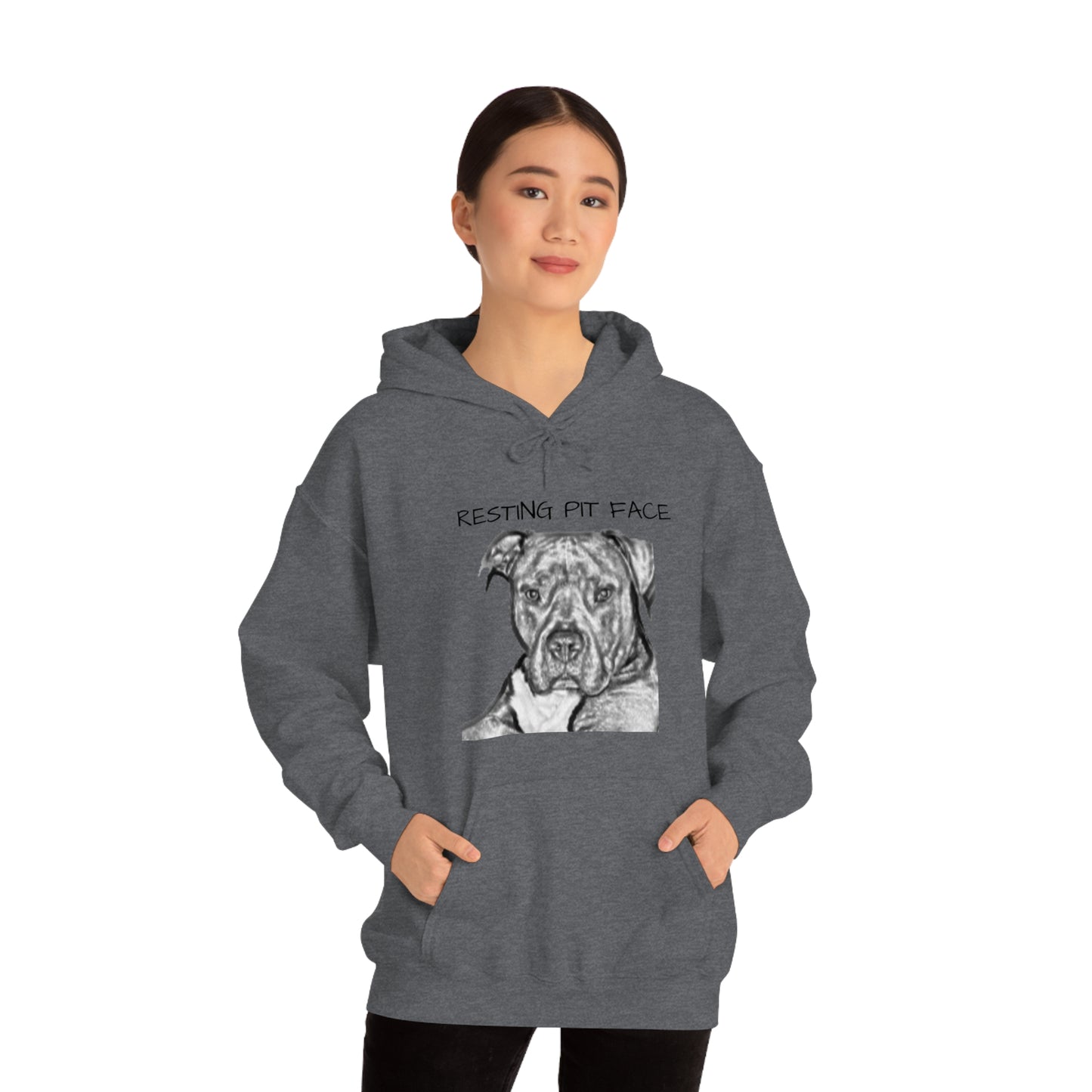 "Resting Pit Face" Hooded Sweatshirt