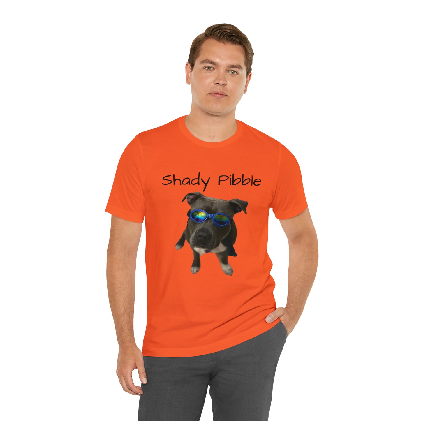 Women's Pitbull Shirt: Shady Pibble with Sunglasses