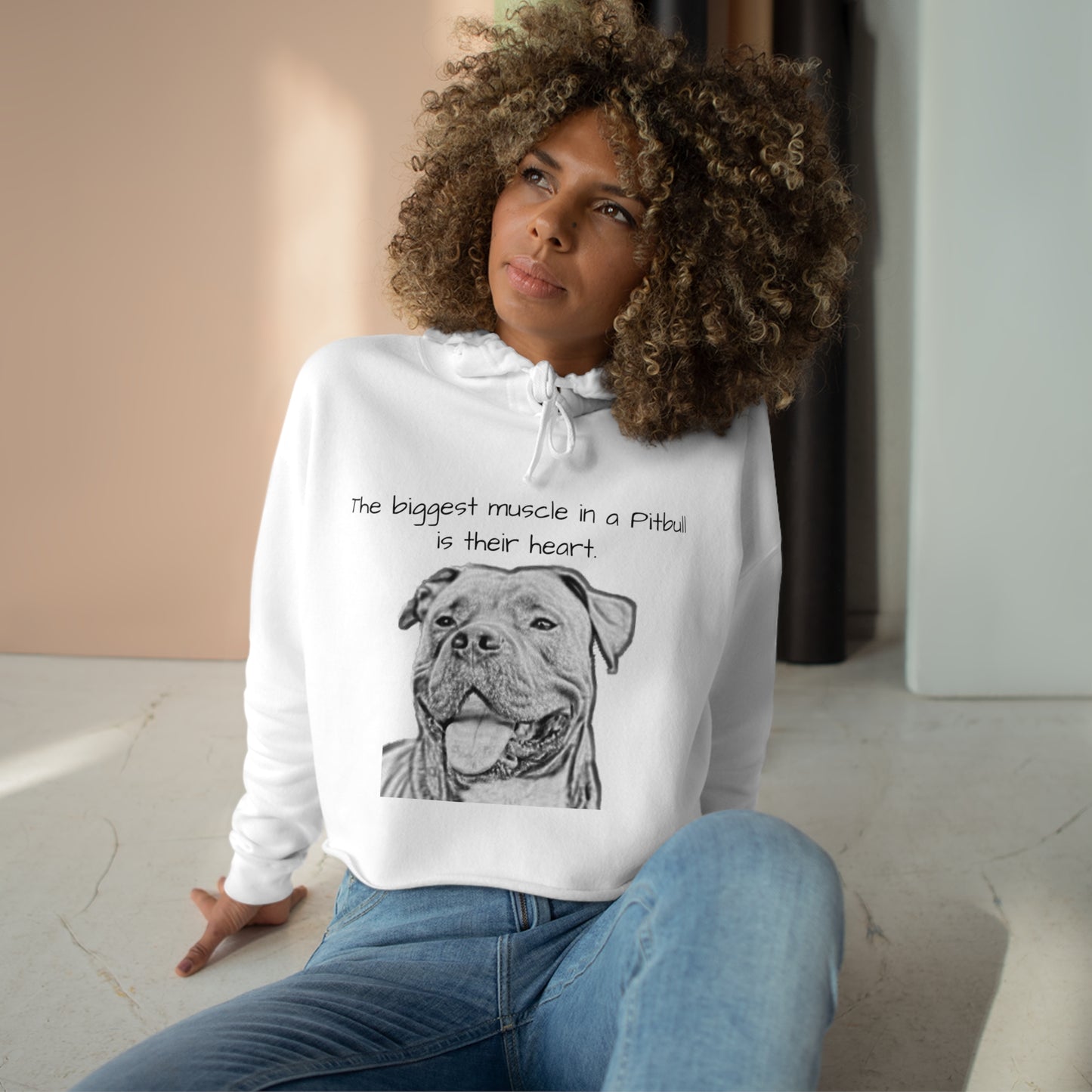 Pitbull Crop Hoodie
