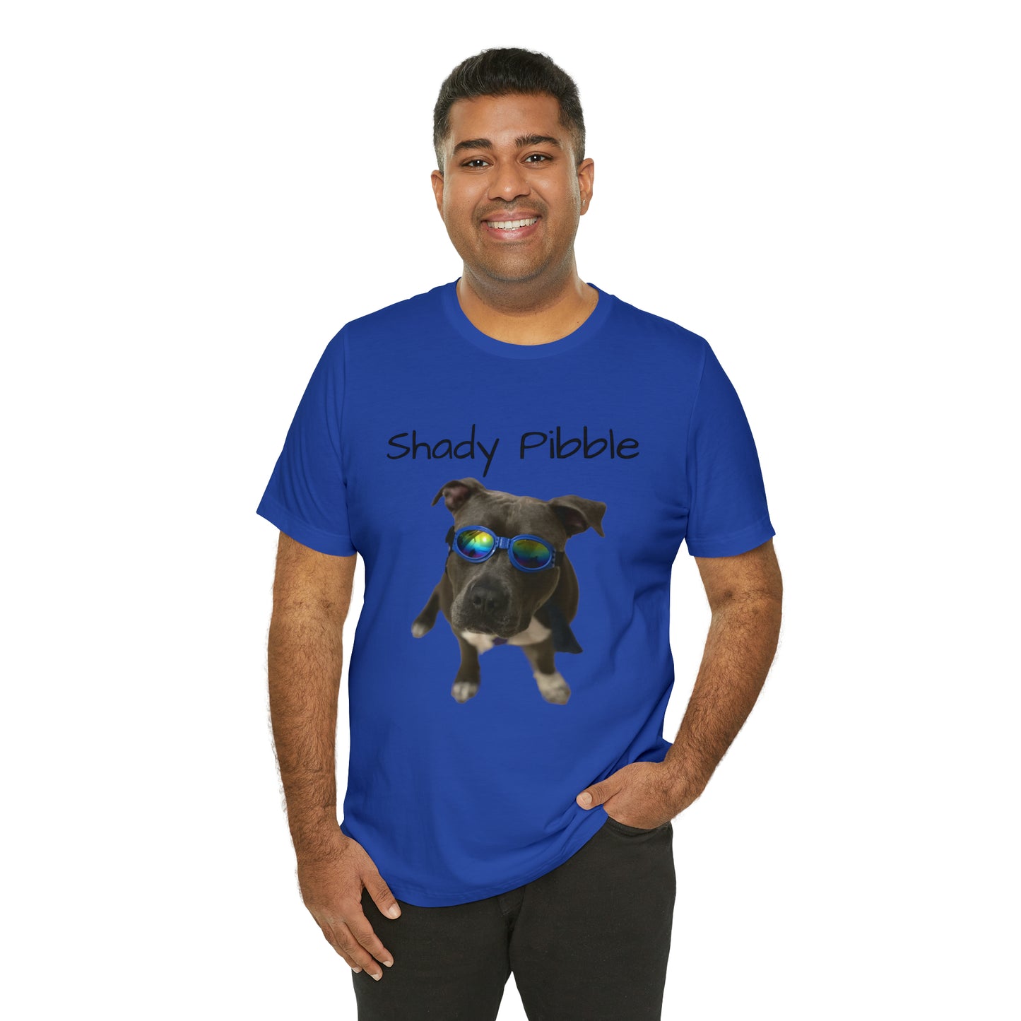 Women's Pitbull Shirt: Shady Pibble with Sunglasses