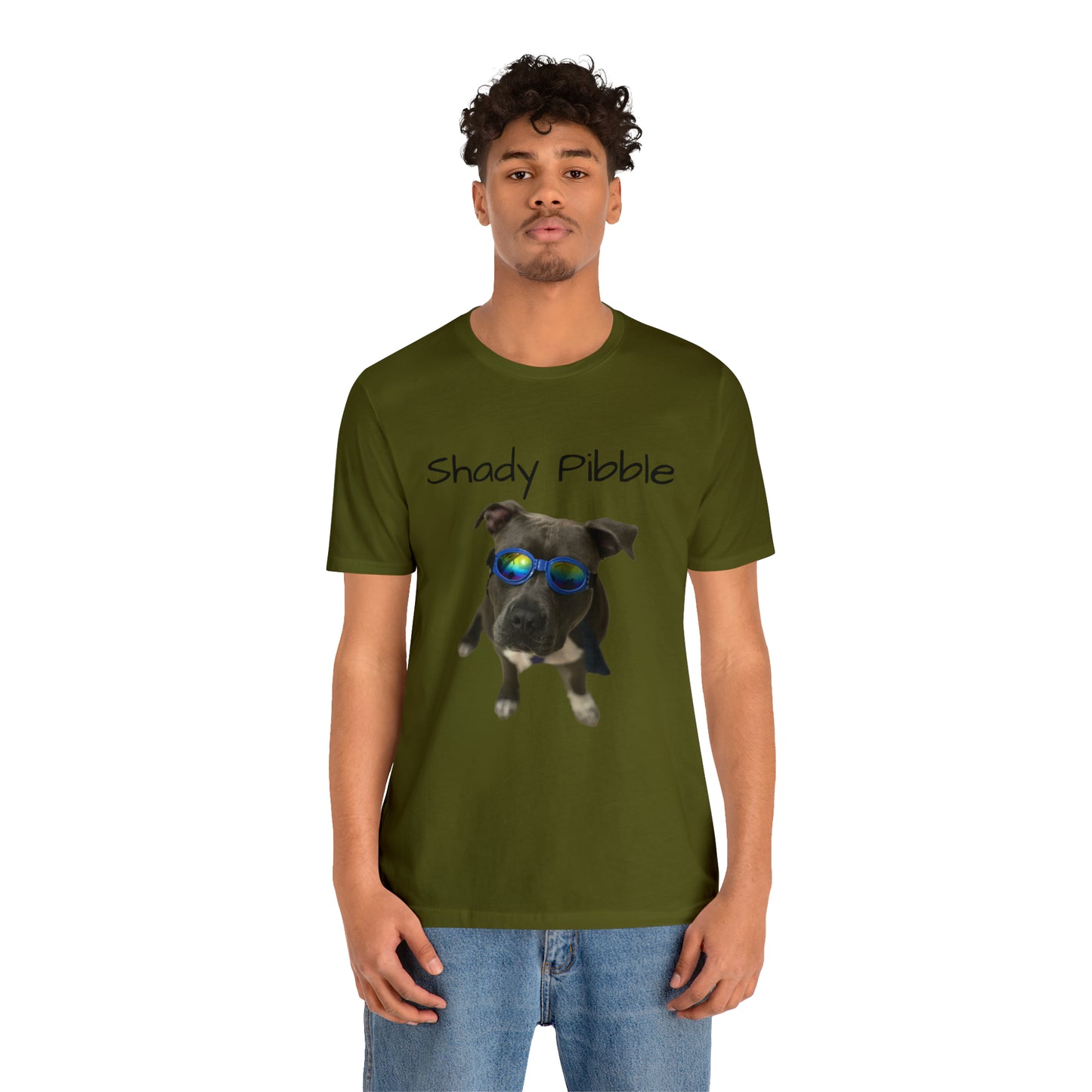Women's Pitbull Shirt: Shady Pibble with Sunglasses