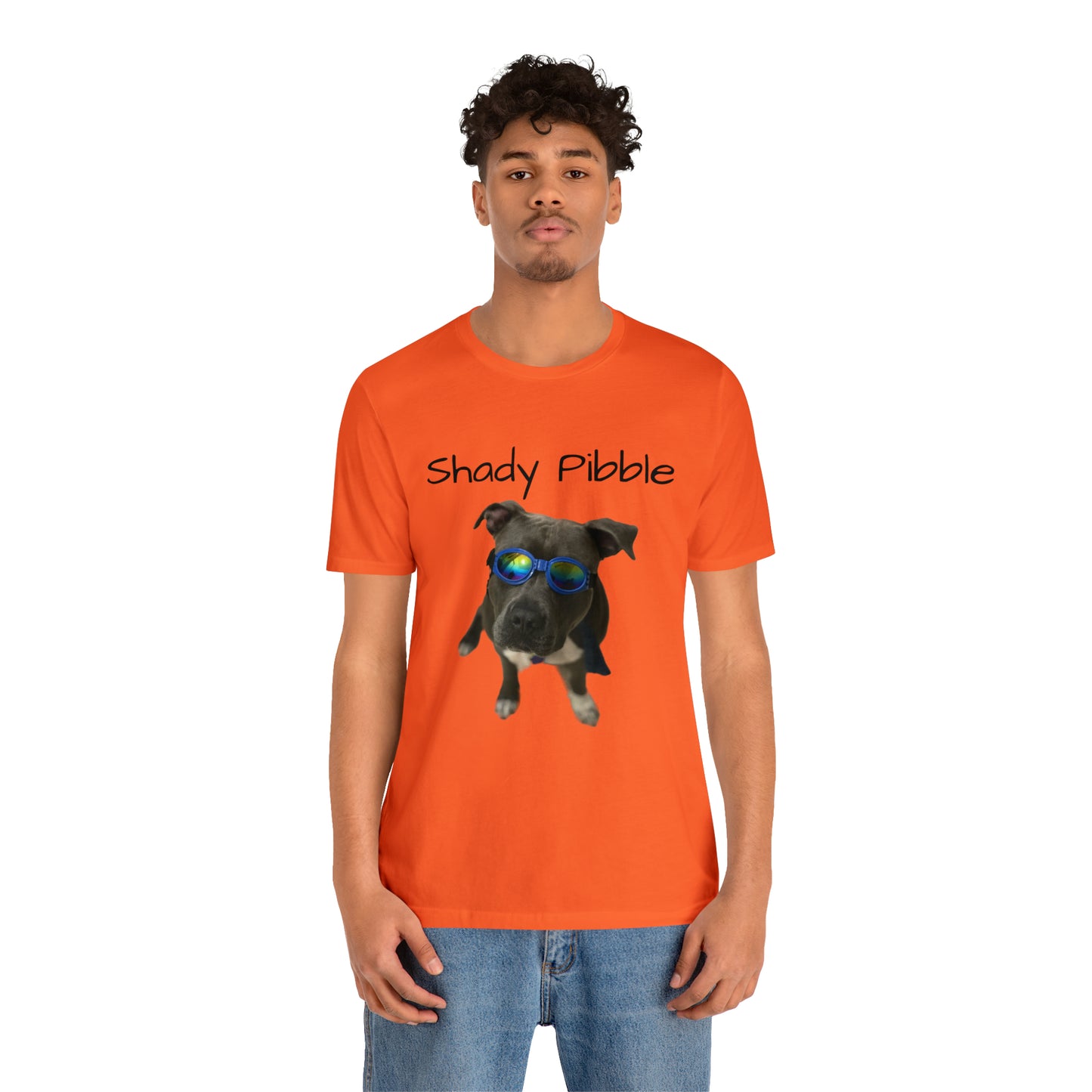 Women's Pitbull Shirt: Shady Pibble with Sunglasses