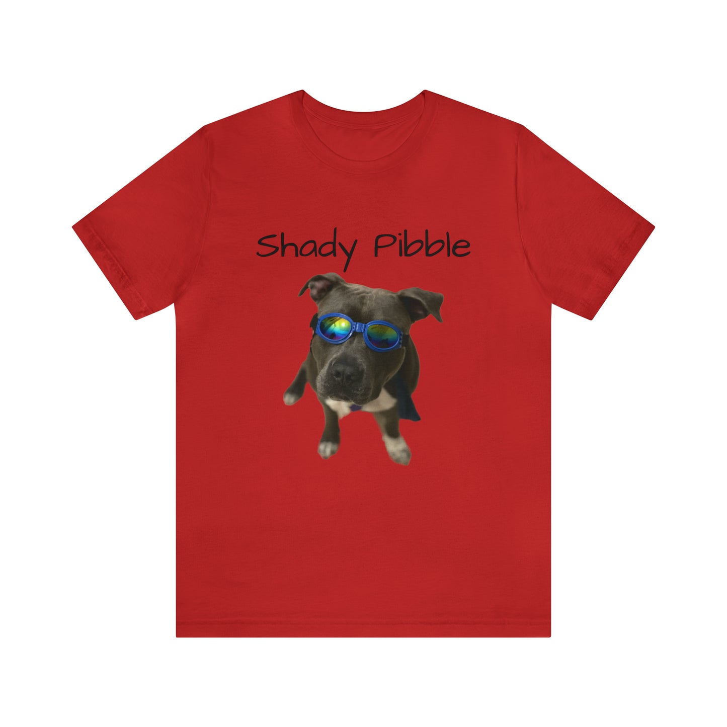 Women's Pitbull Shirt: Shady Pibble with Sunglasses