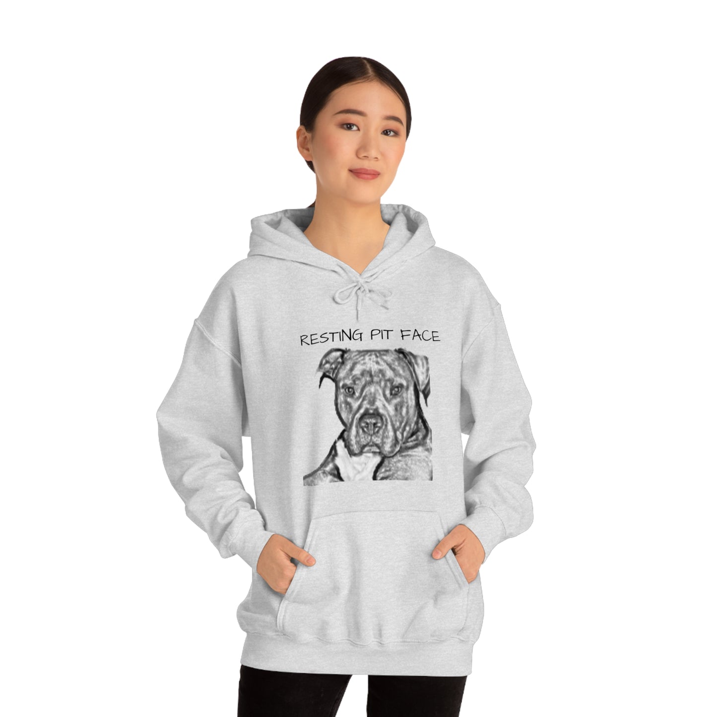 "Resting Pit Face" Hooded Sweatshirt