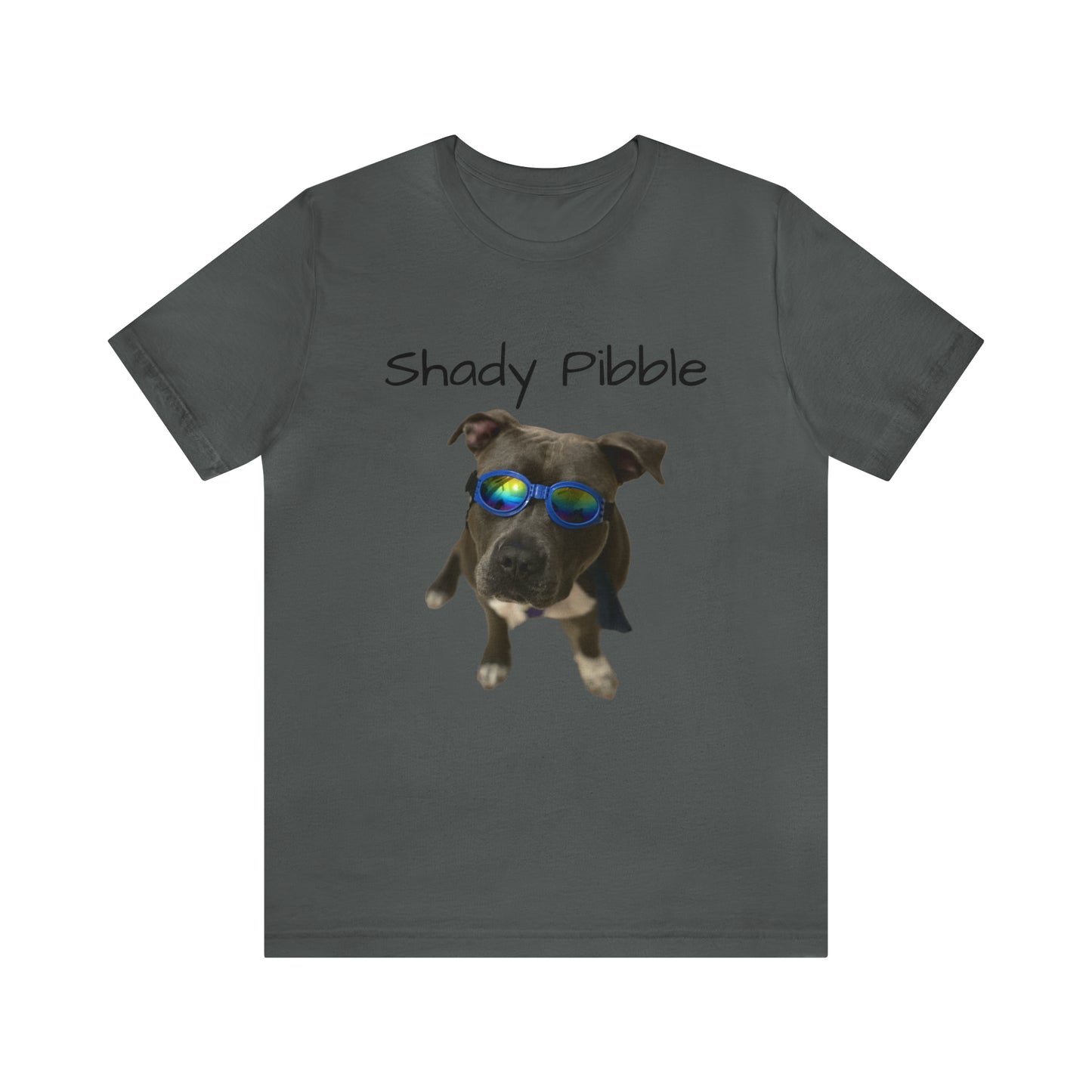 Women's Pitbull Shirt: Shady Pibble with Sunglasses