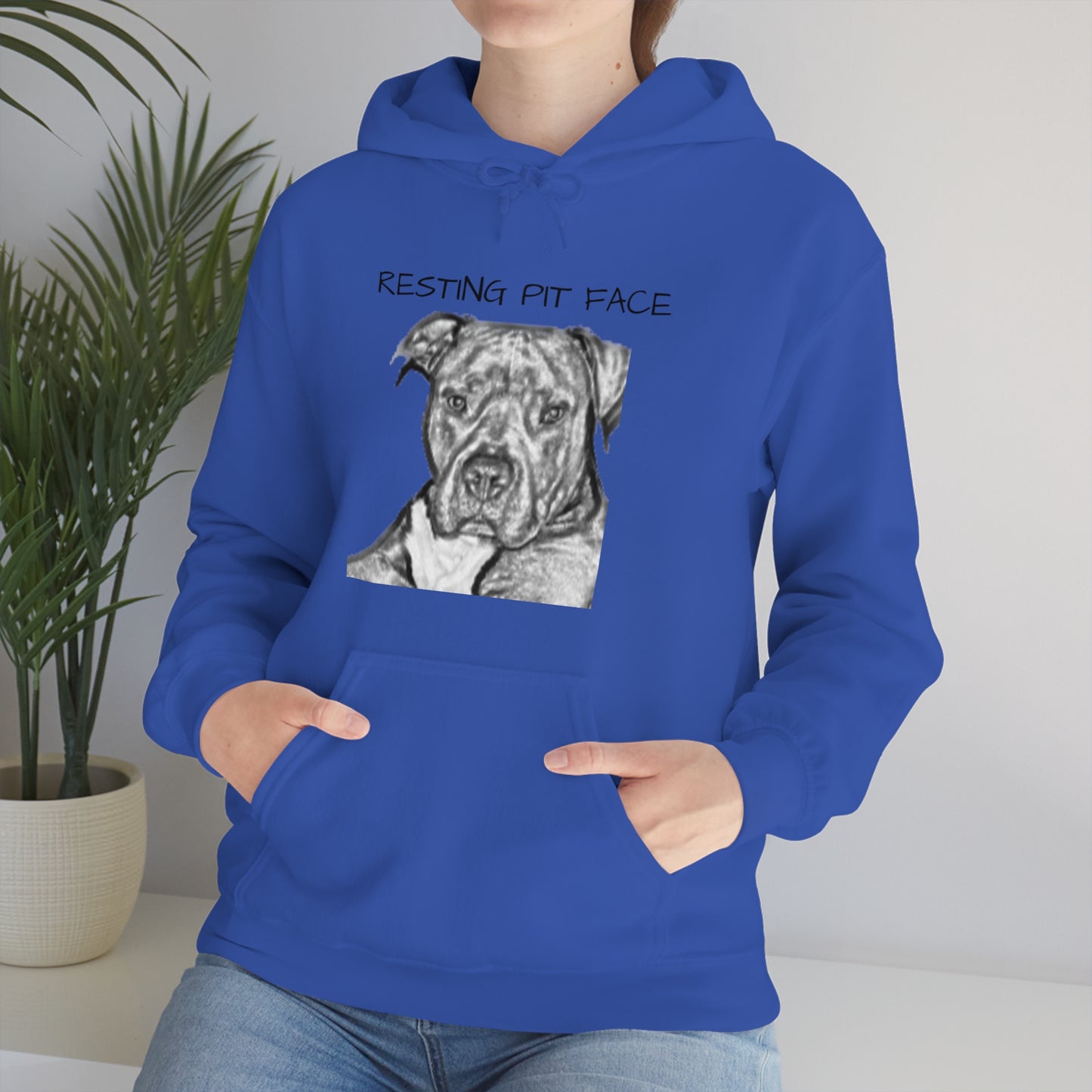 "Resting Pit Face" Hooded Sweatshirt
