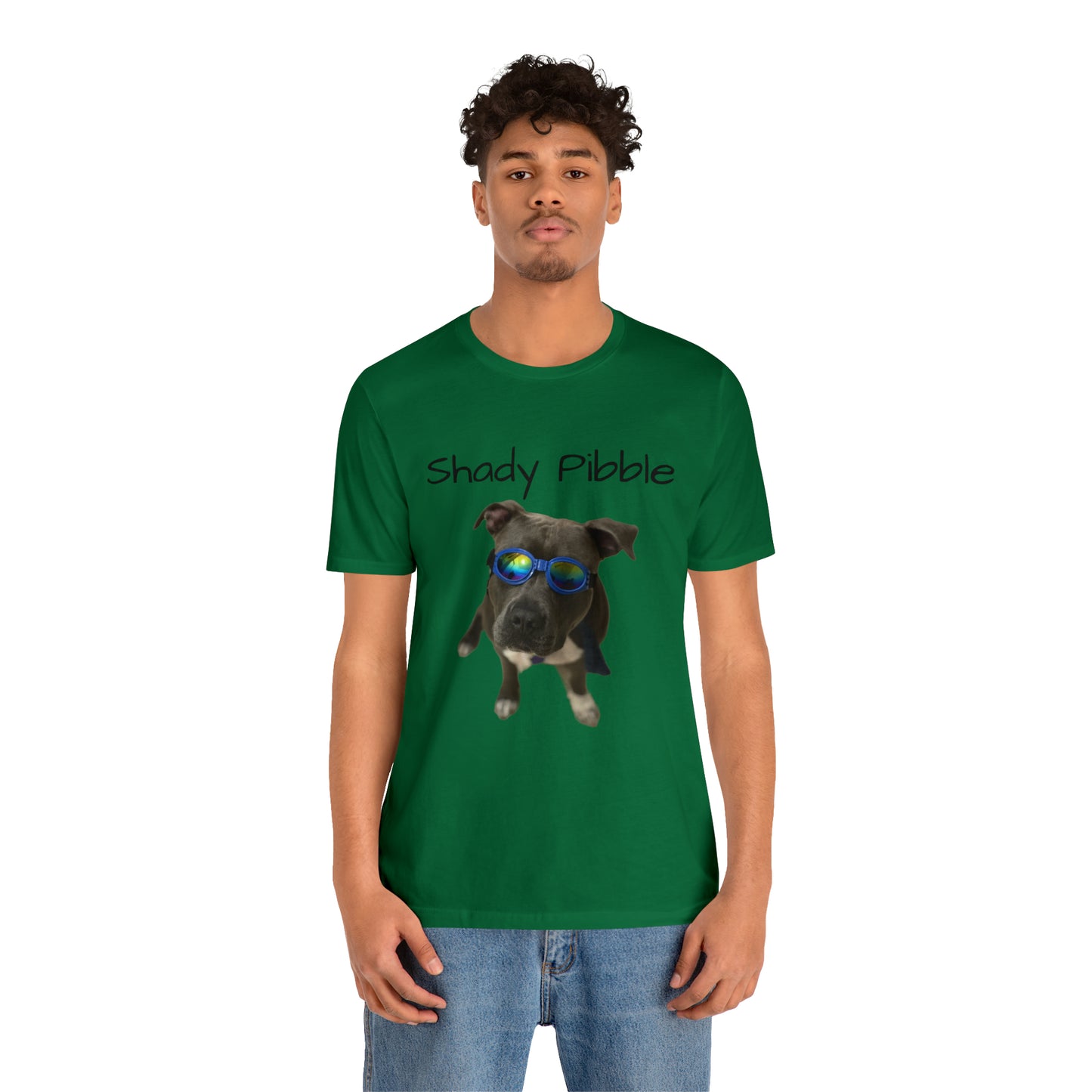 Women's Pitbull Shirt: Shady Pibble with Sunglasses