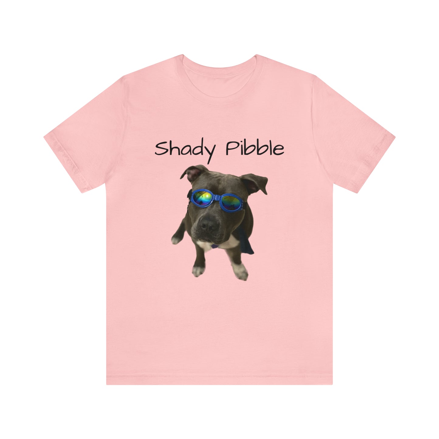 Women's Pitbull Shirt: Shady Pibble with Sunglasses