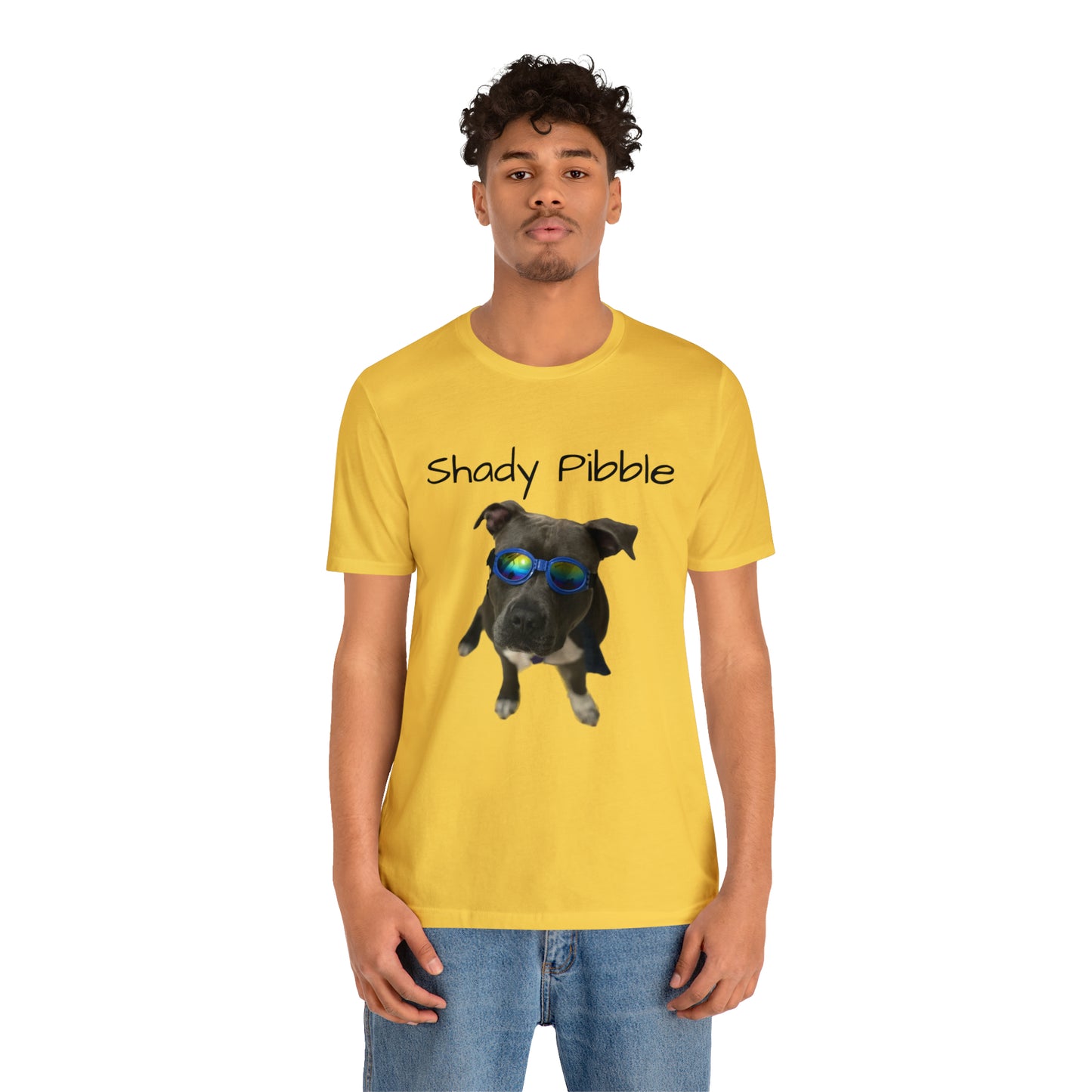 Women's Pitbull Shirt: Shady Pibble with Sunglasses