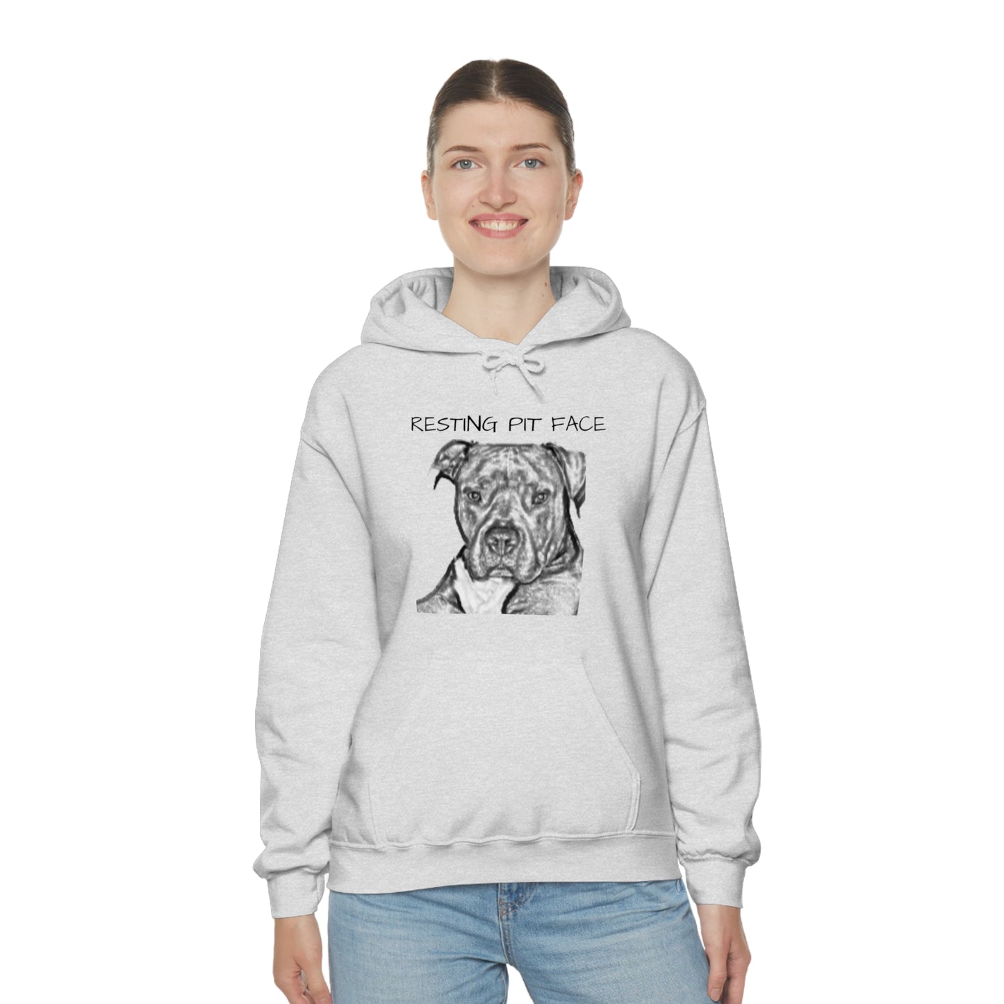 "Resting Pit Face" Hooded Sweatshirt