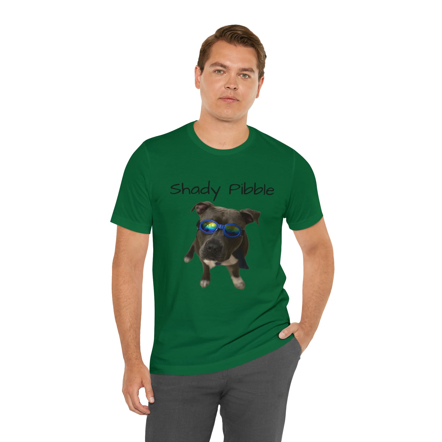 Women's Pitbull Shirt: Shady Pibble with Sunglasses