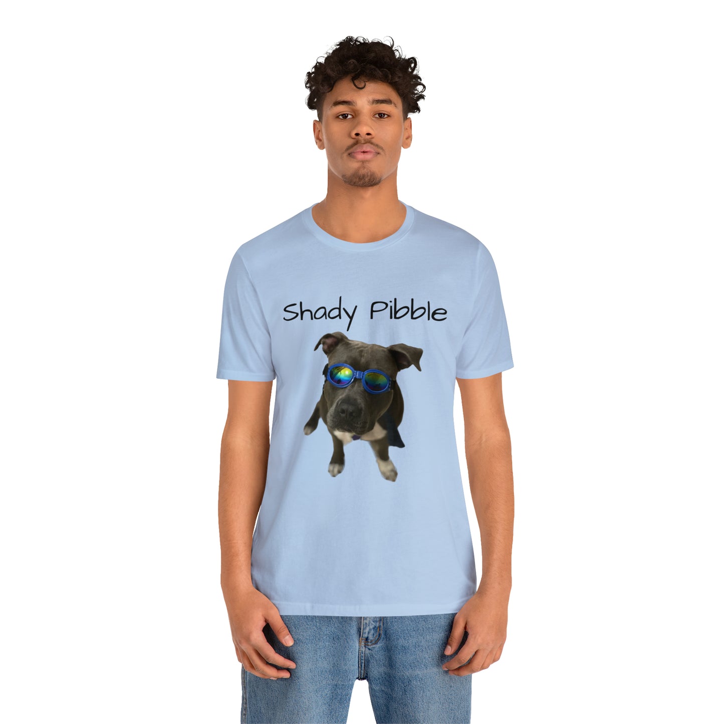 Women's Pitbull Shirt: Shady Pibble with Sunglasses