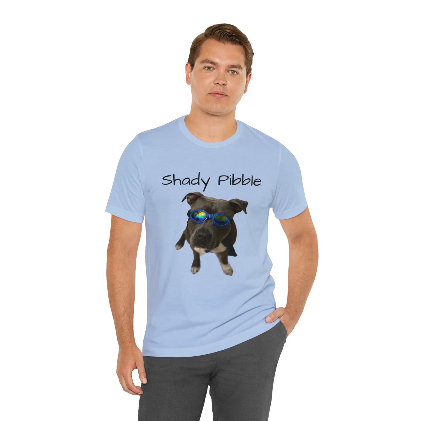 Women's Pitbull Shirt: Shady Pibble with Sunglasses