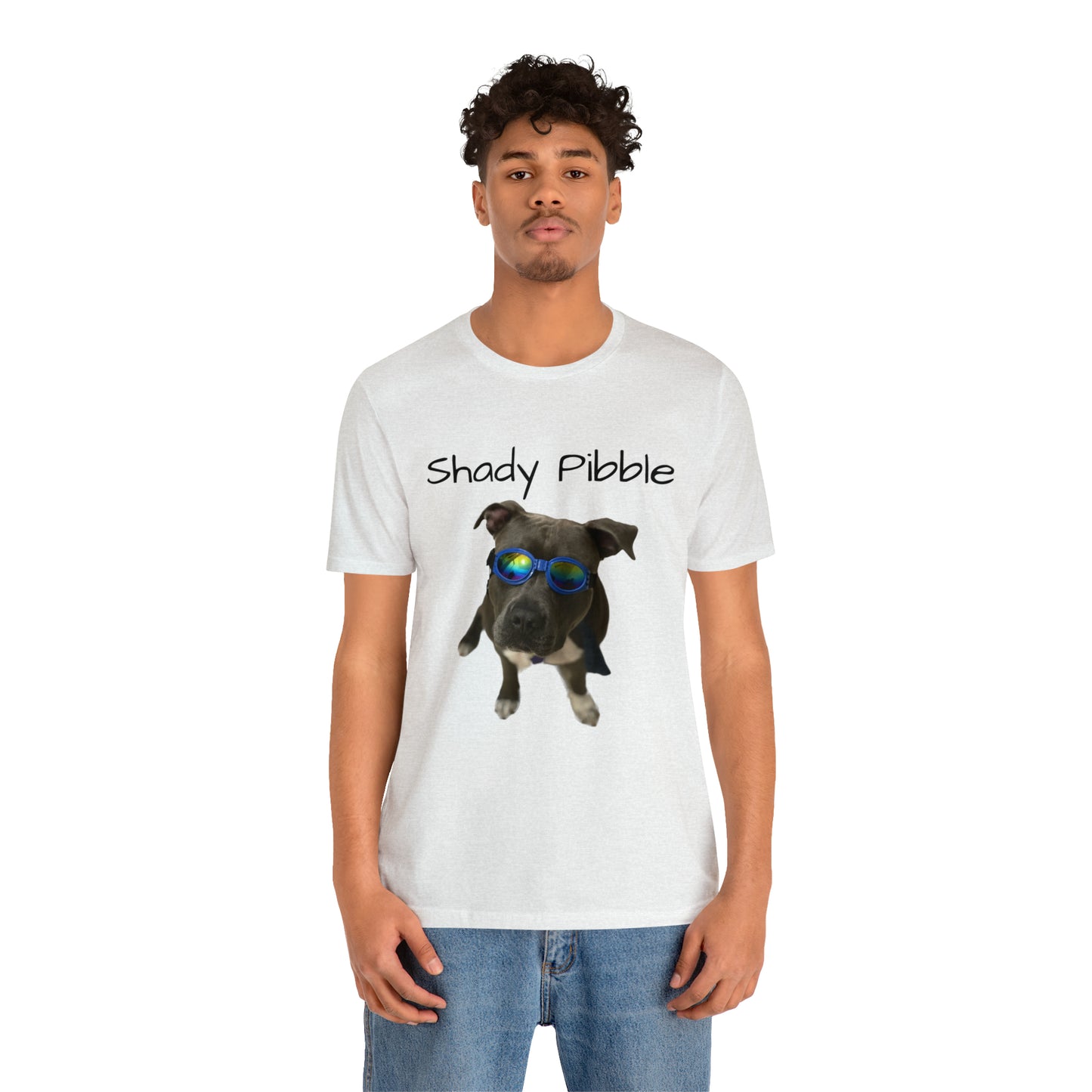 Women's Pitbull Shirt: Shady Pibble with Sunglasses