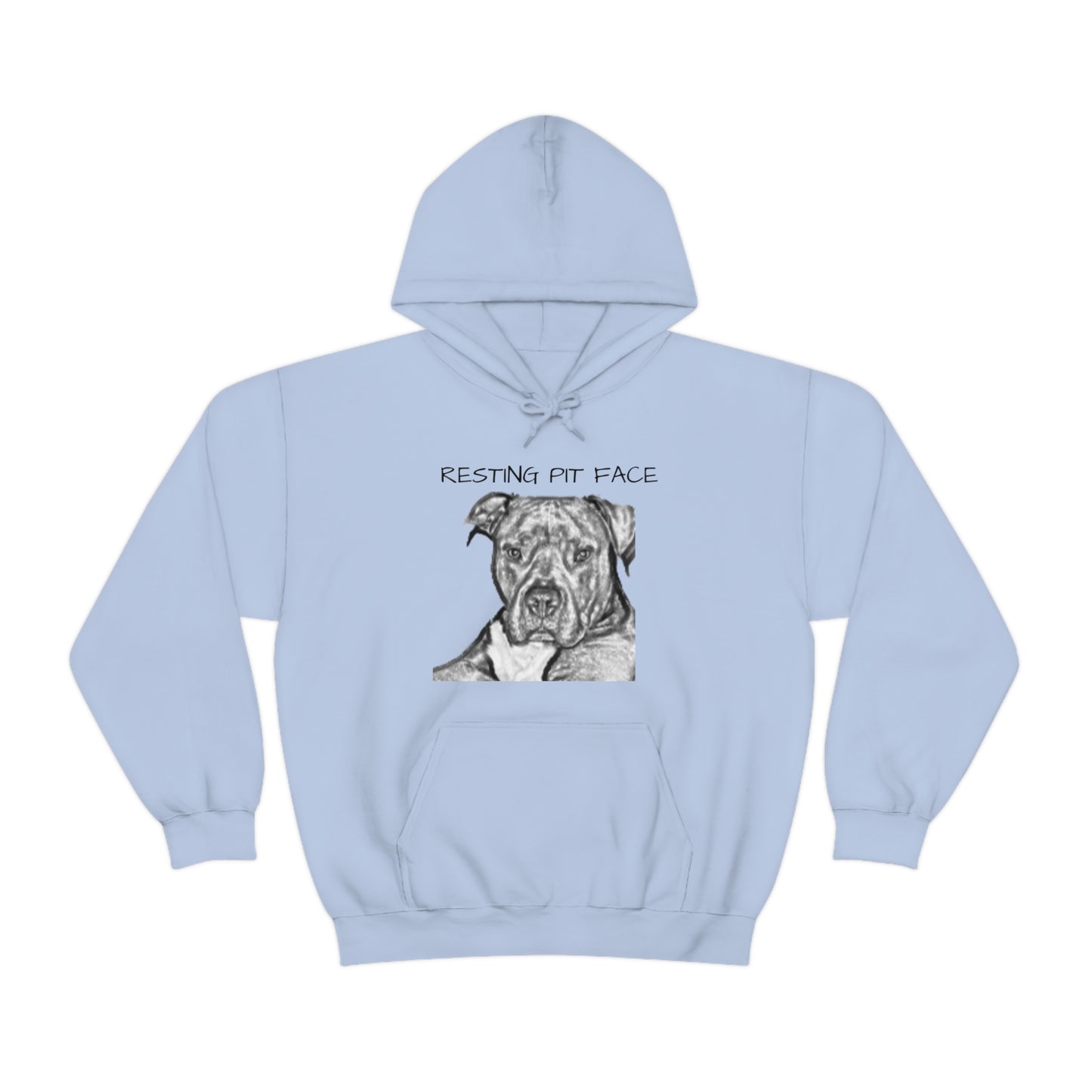 "Resting Pit Face" Hooded Sweatshirt