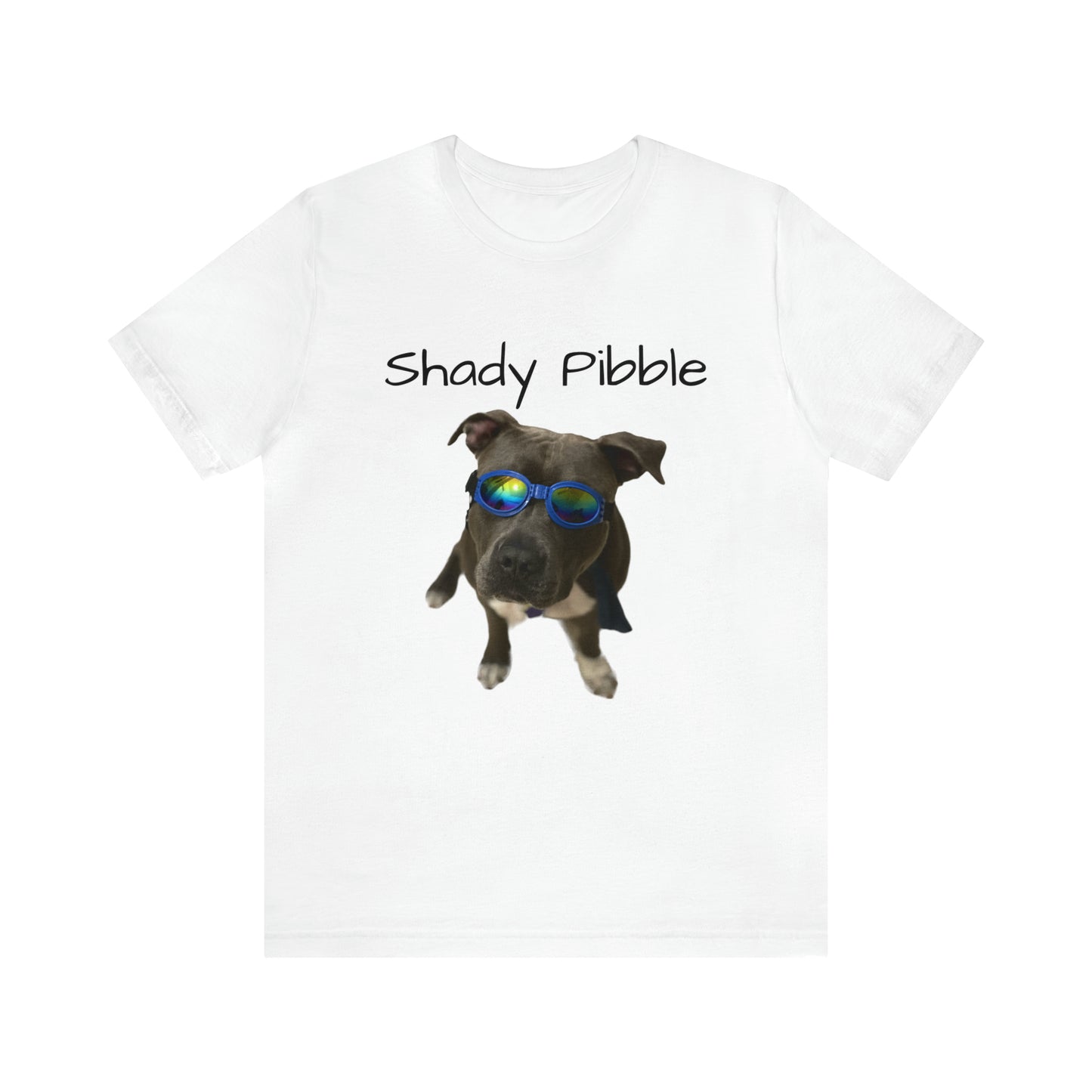 Women's Pitbull Shirt: Shady Pibble with Sunglasses