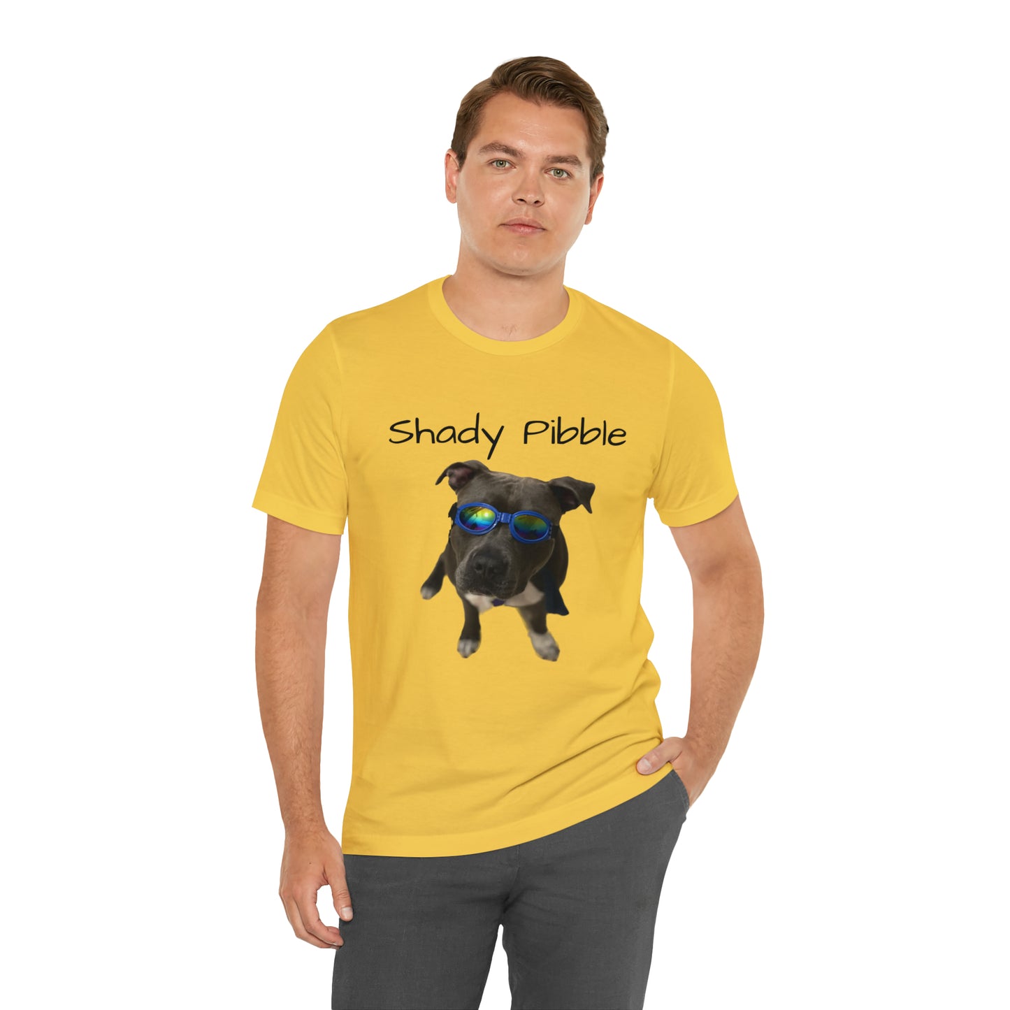 Women's Pitbull Shirt: Shady Pibble with Sunglasses