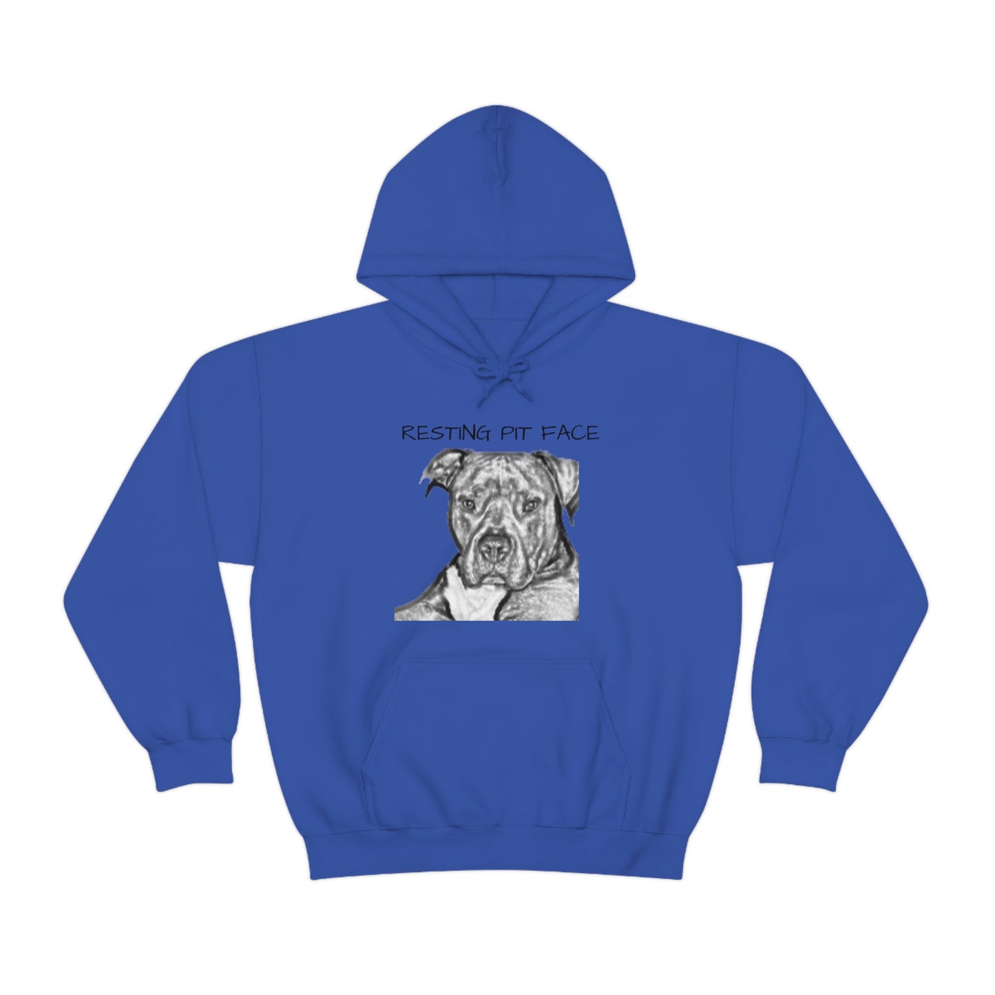 "Resting Pit Face" Hooded Sweatshirt