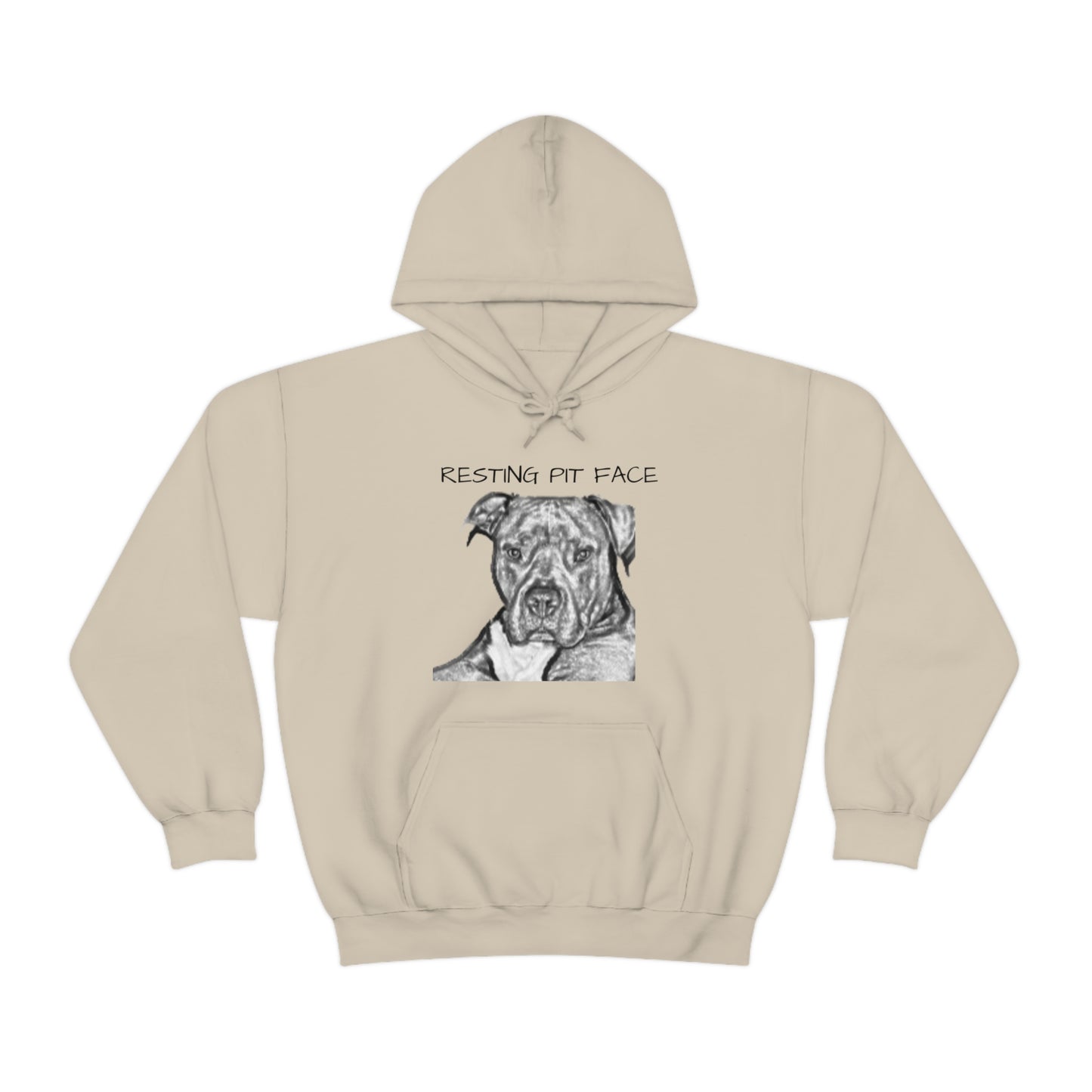 "Resting Pit Face" Hooded Sweatshirt