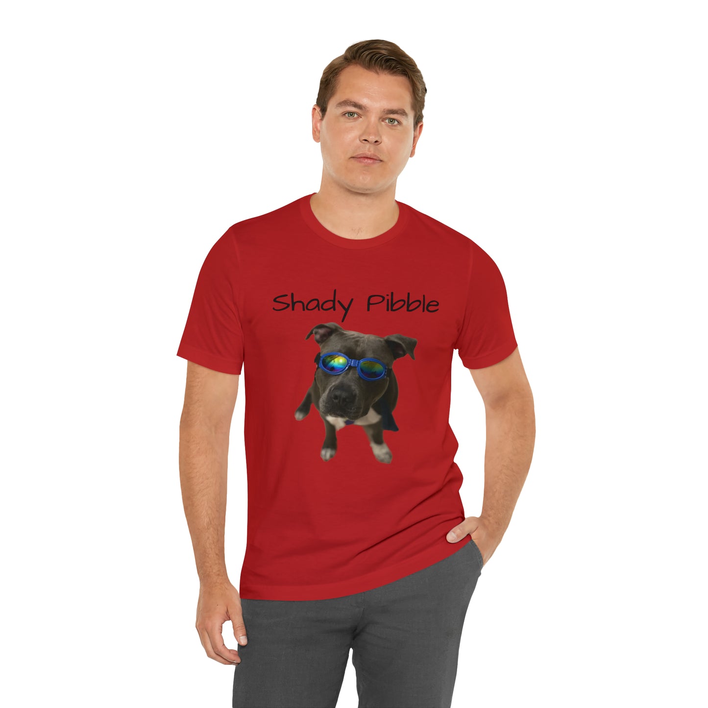 Women's Pitbull Shirt: Shady Pibble with Sunglasses