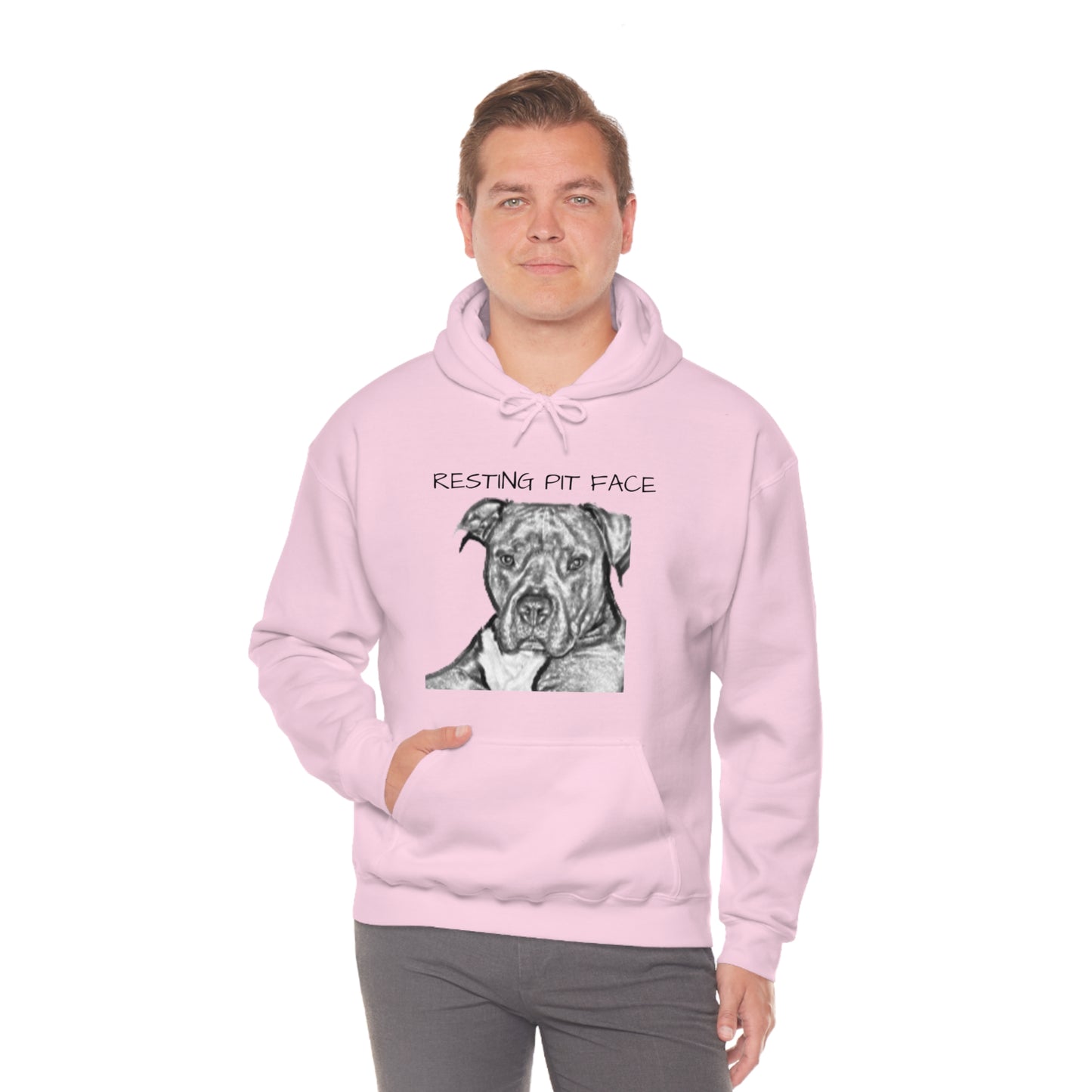 "Resting Pit Face" Hooded Sweatshirt