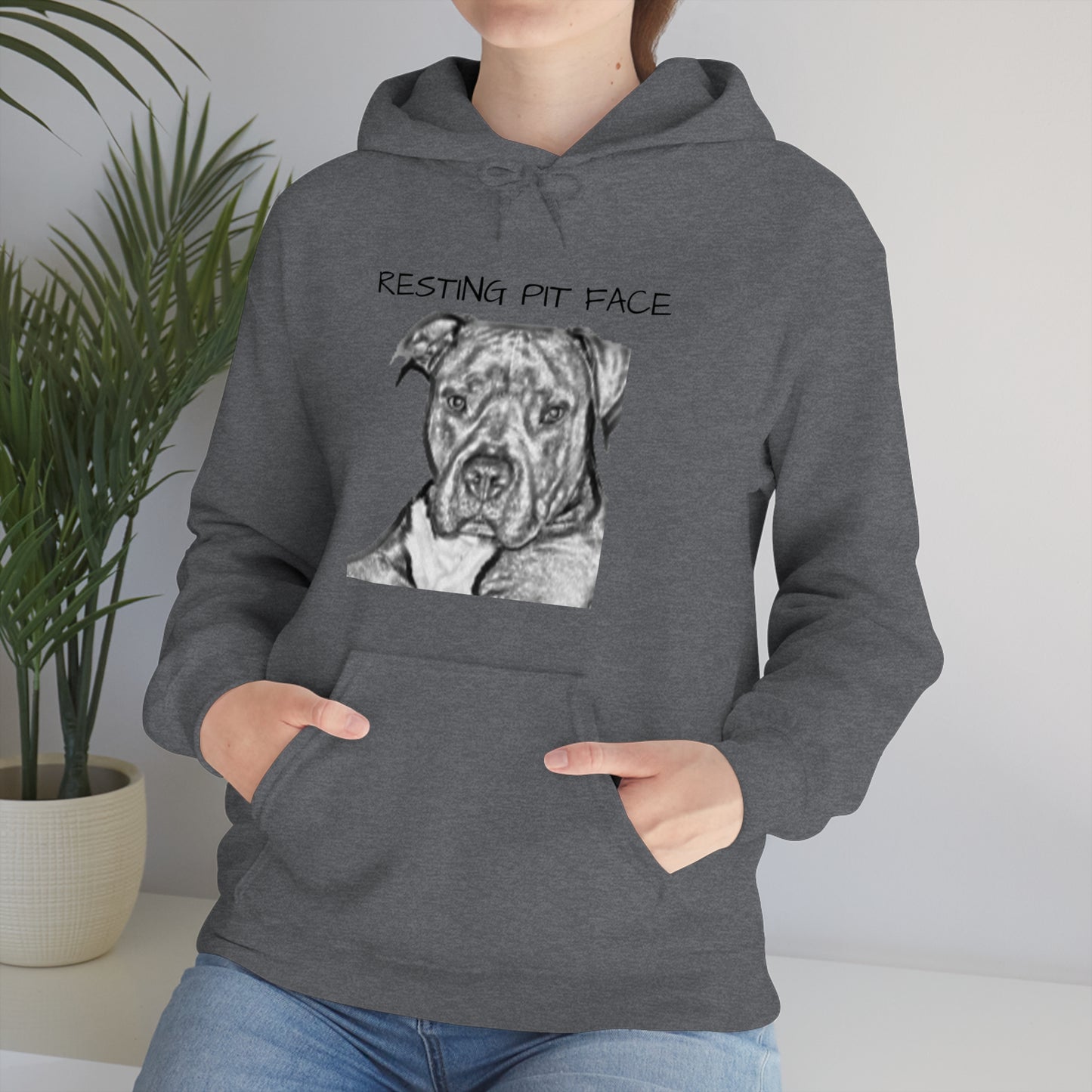 "Resting Pit Face" Hooded Sweatshirt