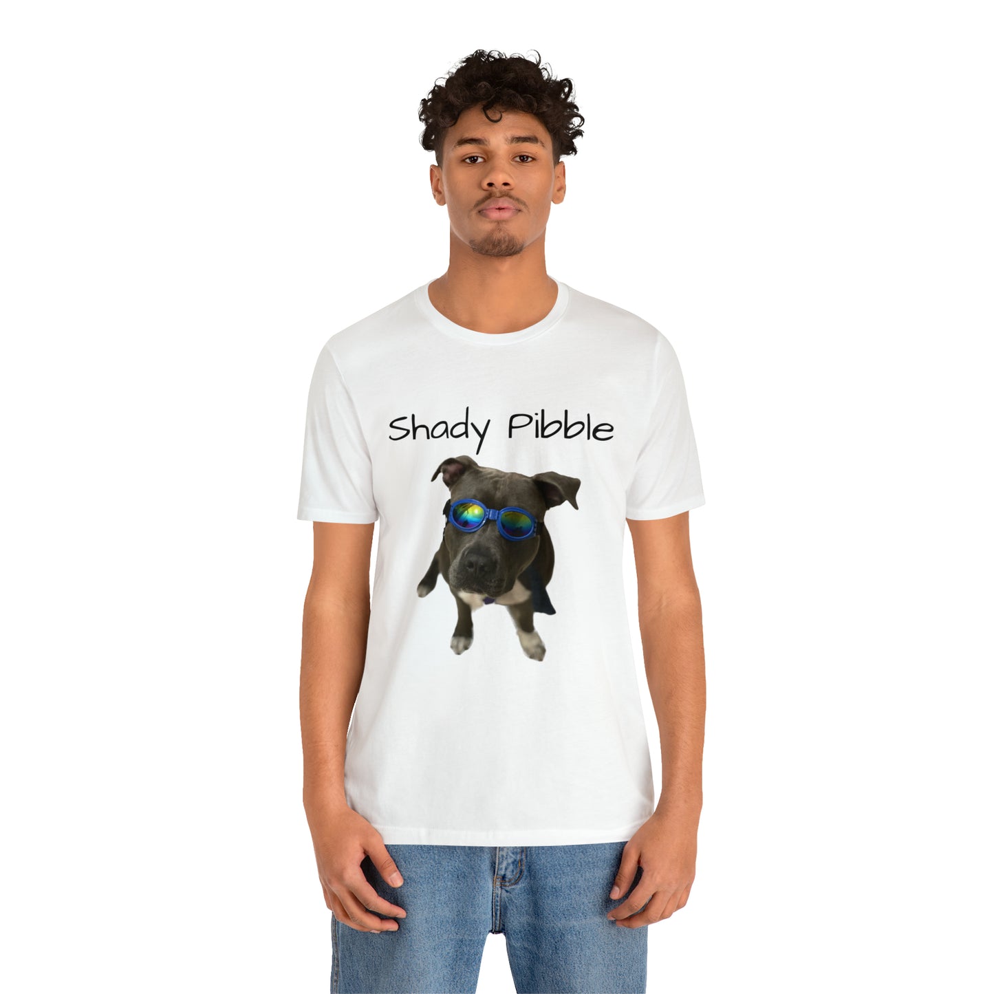 Women's Pitbull Shirt: Shady Pibble with Sunglasses