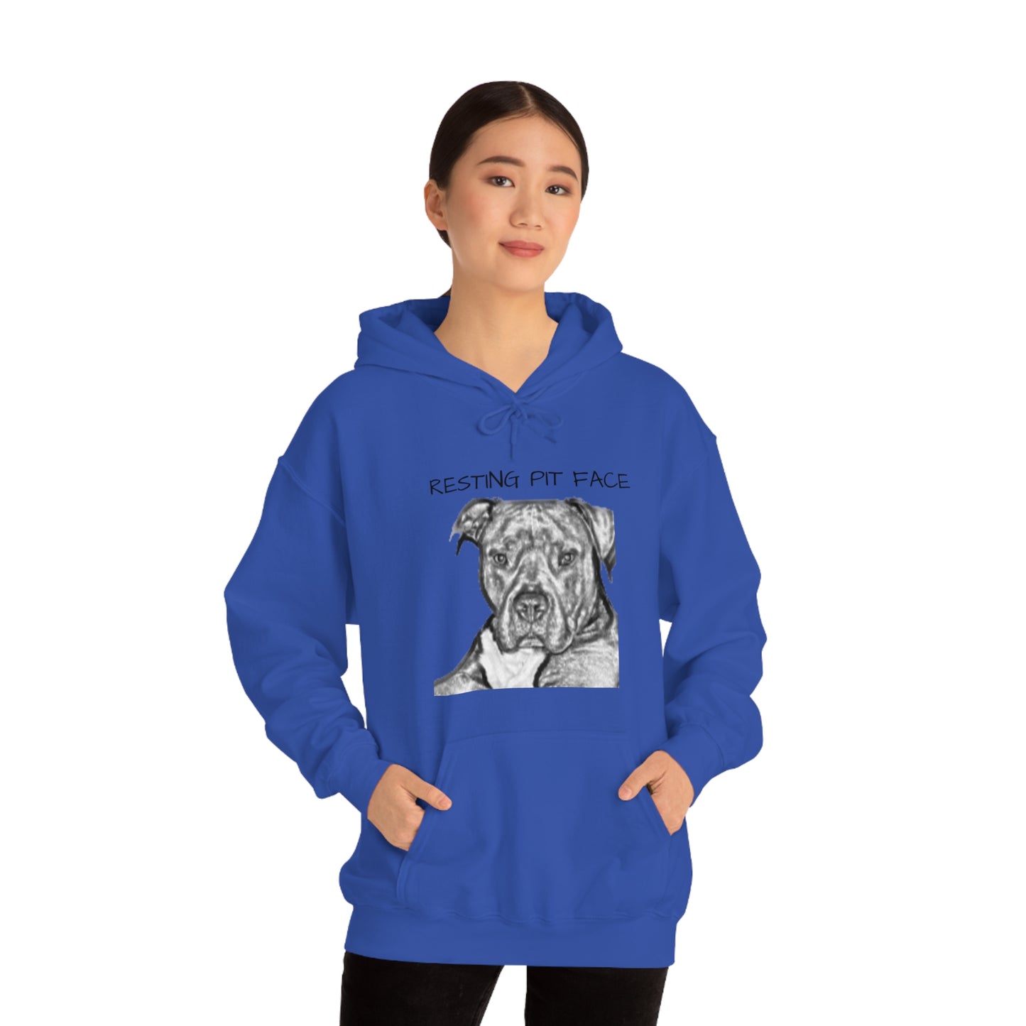 "Resting Pit Face" Hooded Sweatshirt