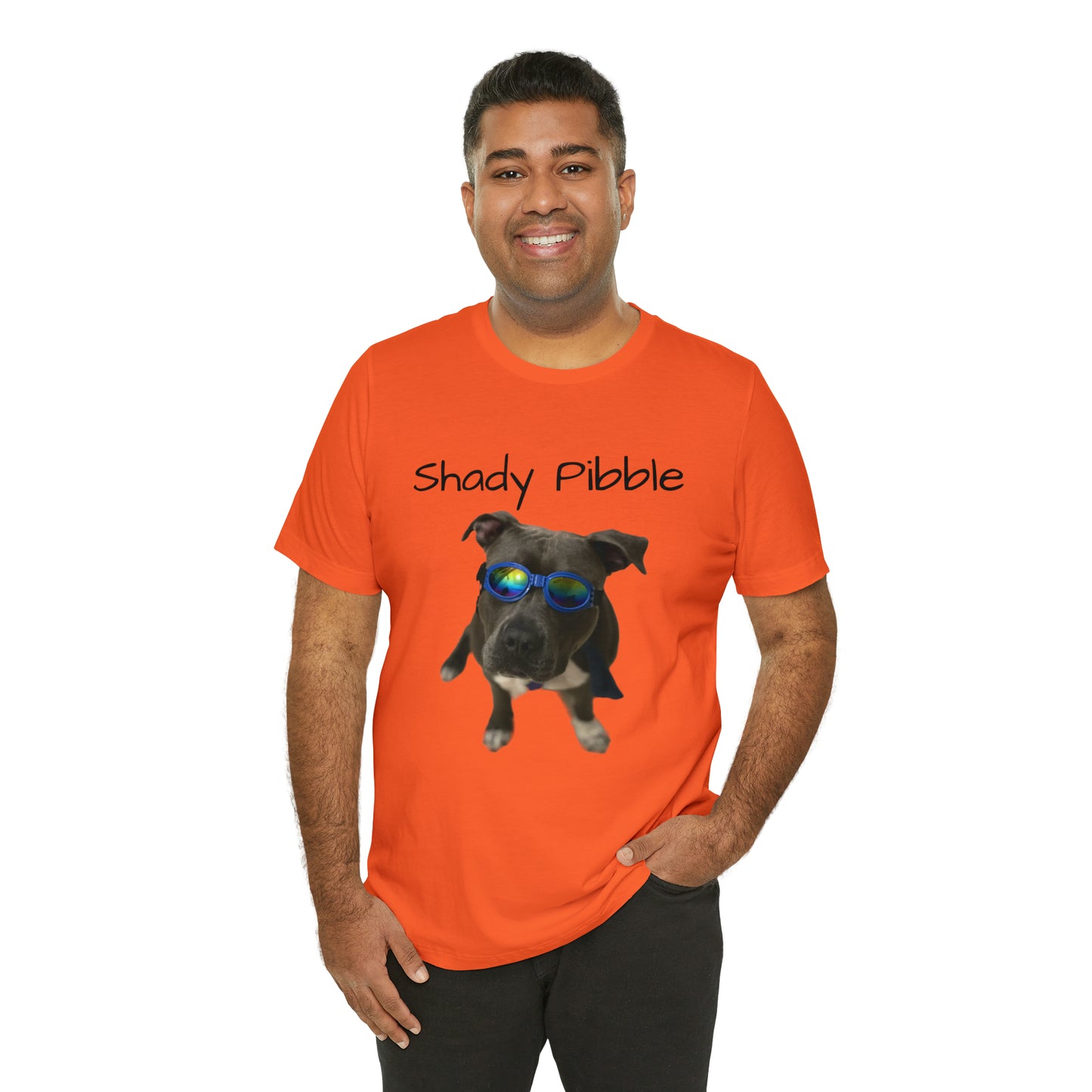 Women's Pitbull Shirt: Shady Pibble with Sunglasses