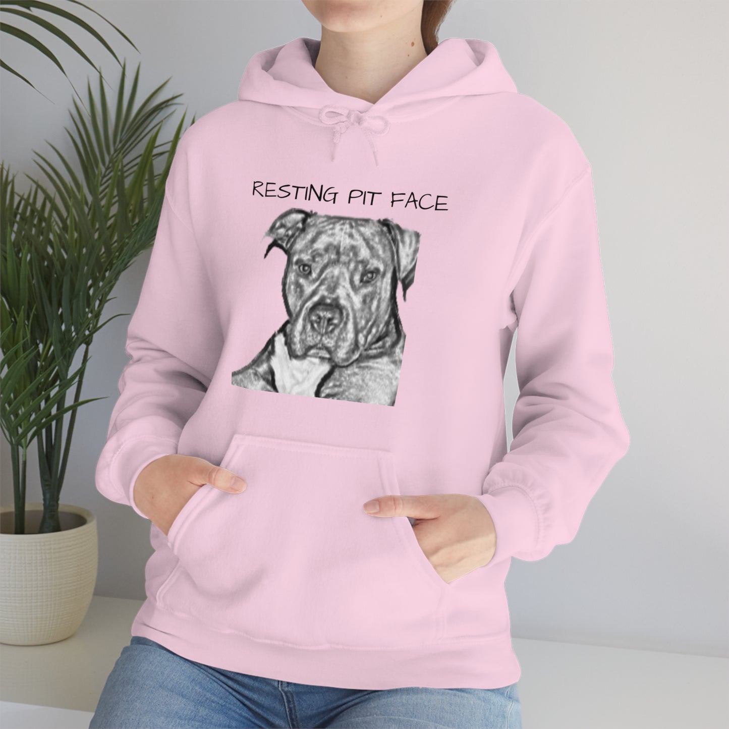"Resting Pit Face" Hooded Sweatshirt