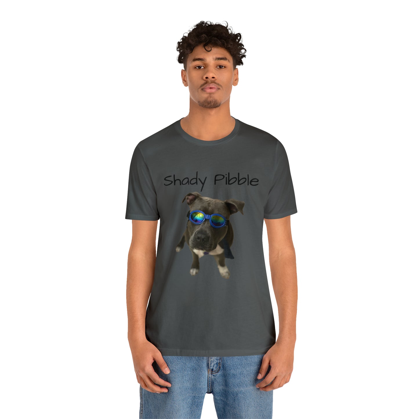 Women's Pitbull Shirt: Shady Pibble with Sunglasses