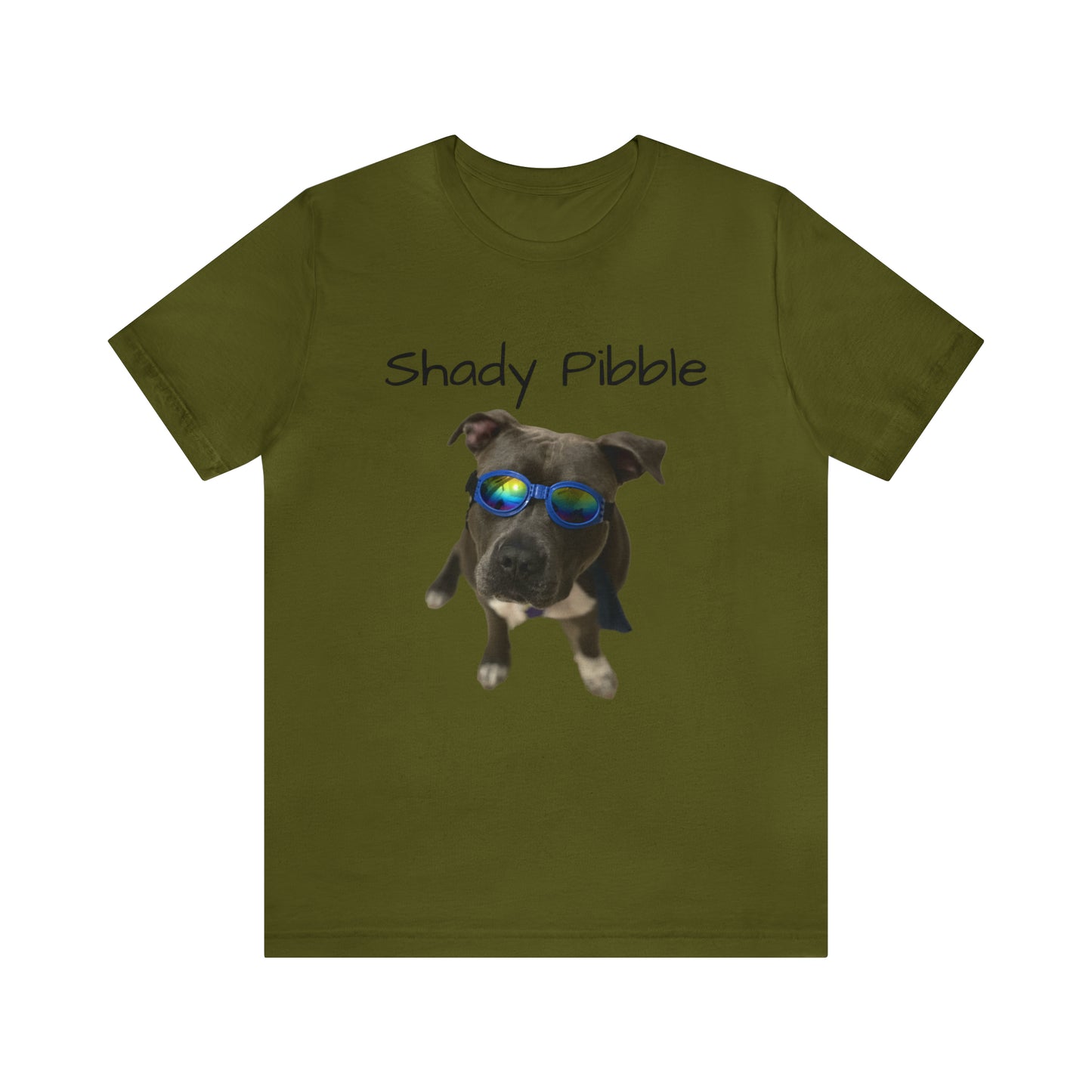 Women's Pitbull Shirt: Shady Pibble with Sunglasses