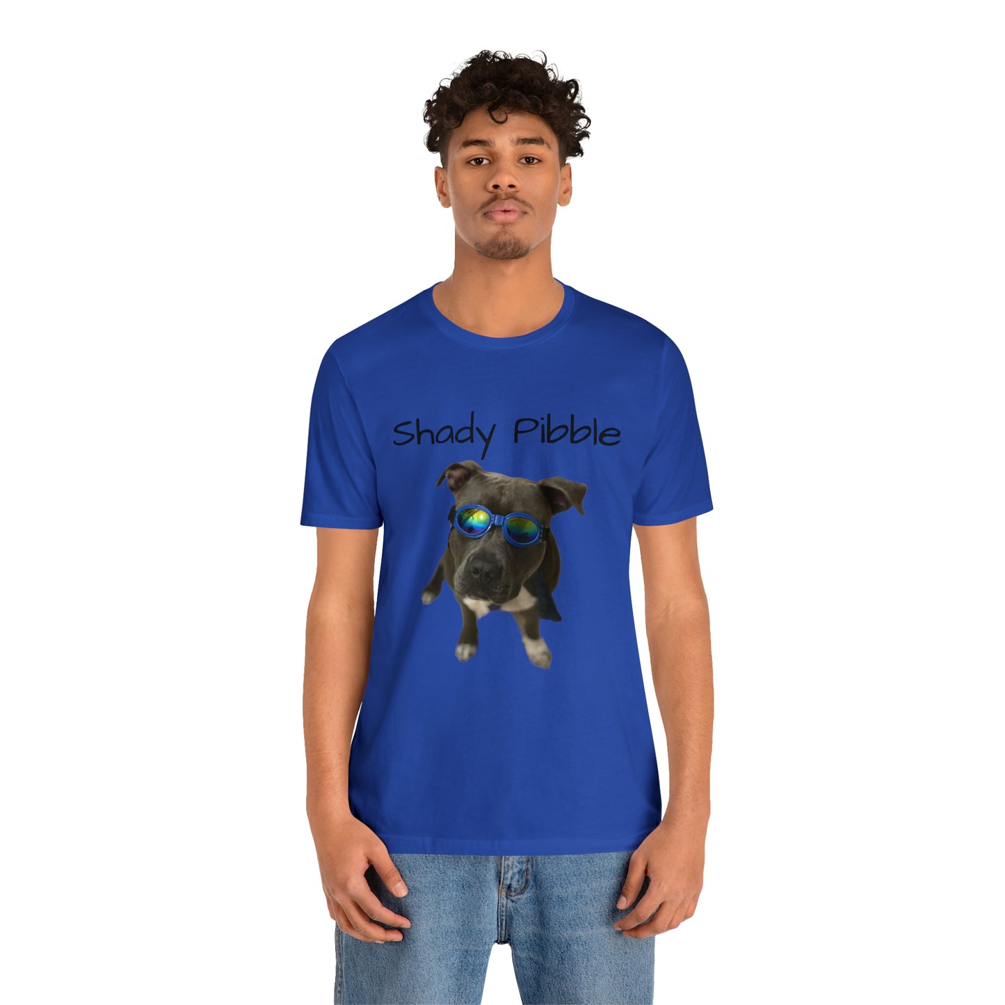 Women's Pitbull Shirt: Shady Pibble with Sunglasses