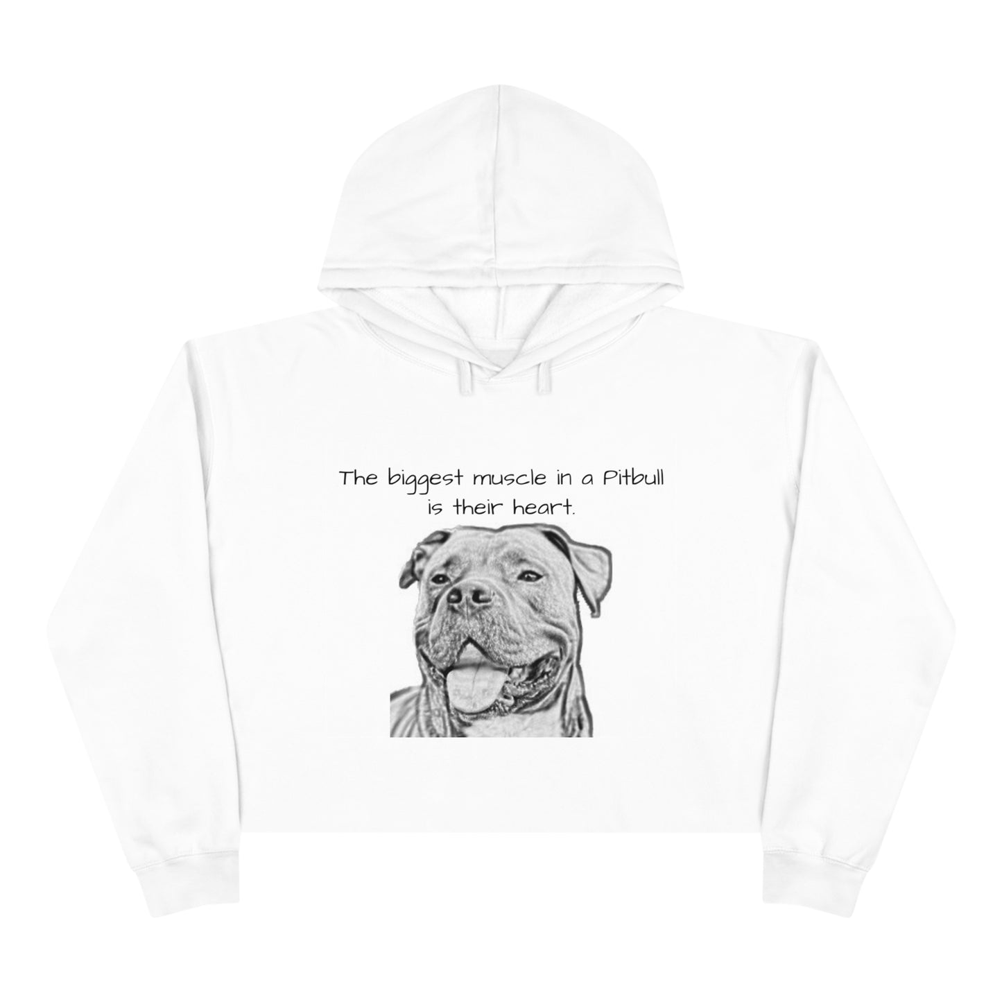 Pitbull Crop Hoodie
