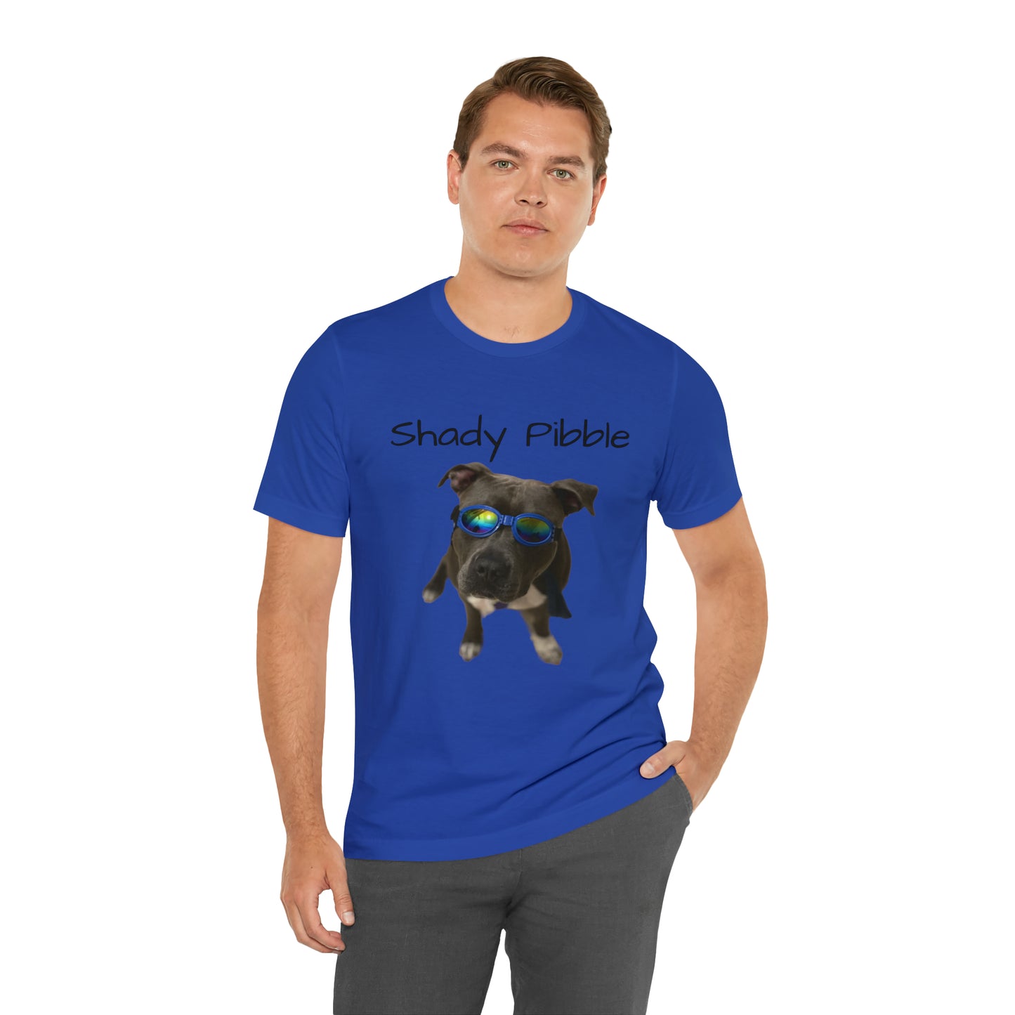 Women's Pitbull Shirt: Shady Pibble with Sunglasses