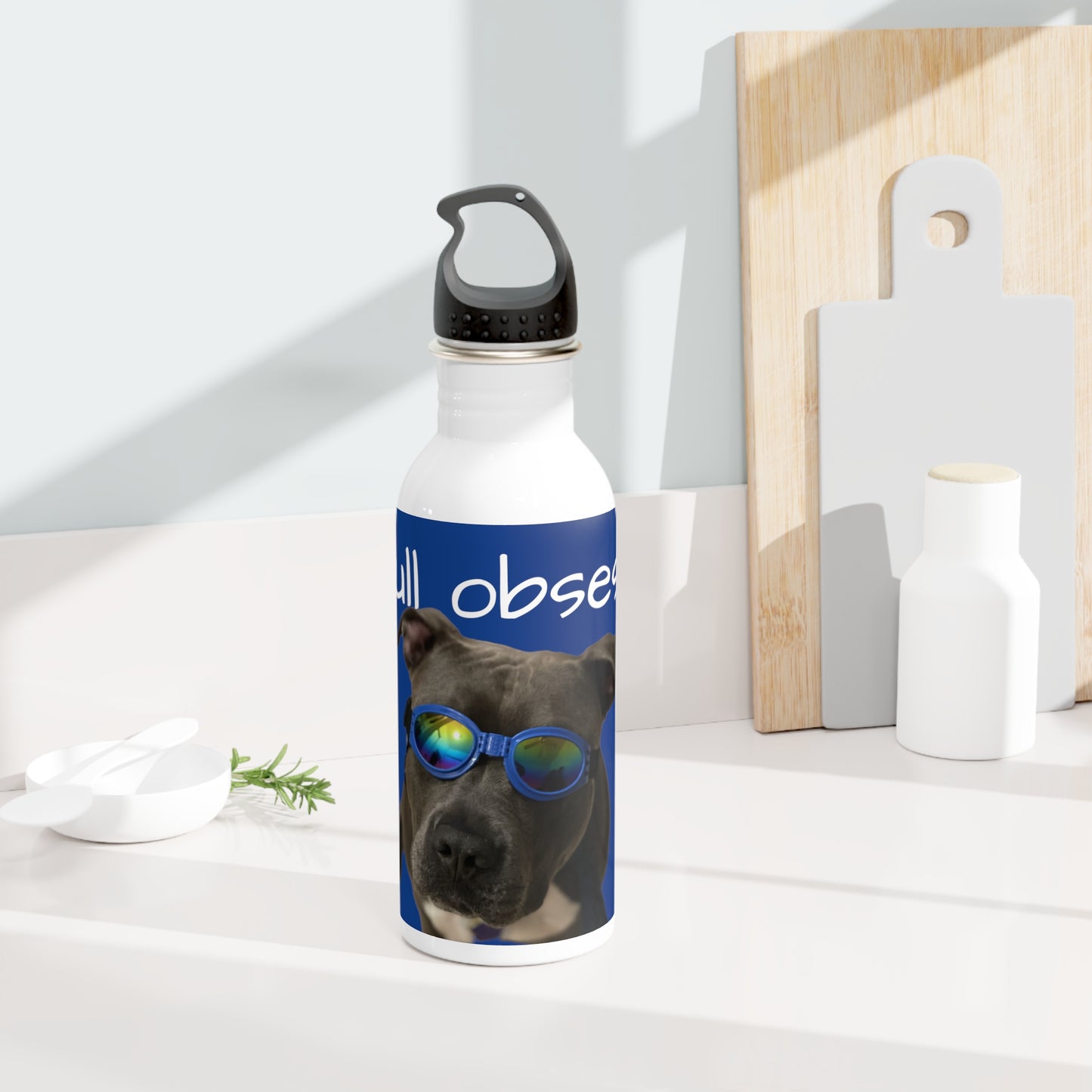 Pitbull Stainless Steel Water Bottle