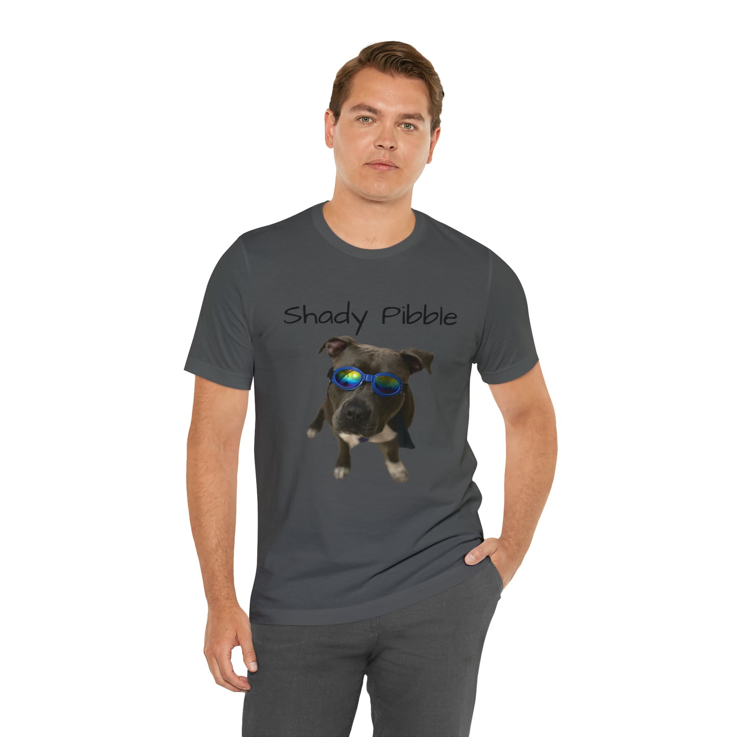 Women's Pitbull Shirt: Shady Pibble with Sunglasses