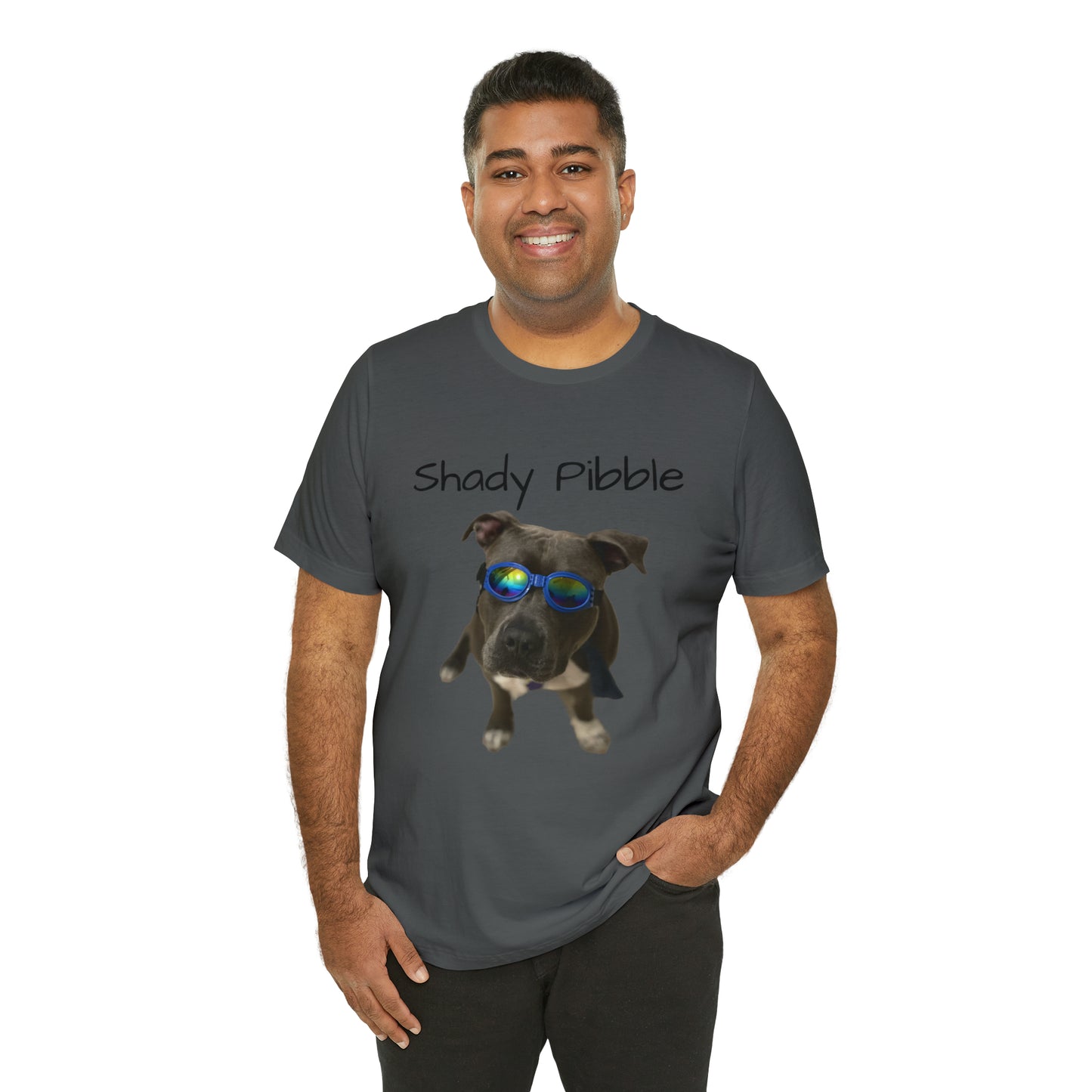 Women's Pitbull Shirt: Shady Pibble with Sunglasses