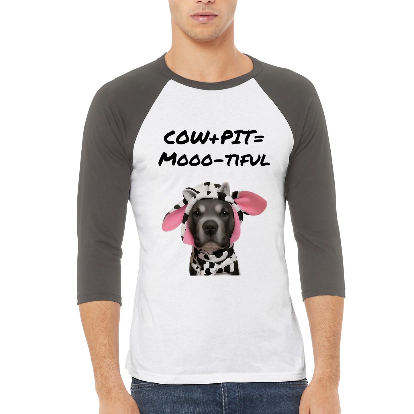 Unisex 3/4 sleeve Raglan T-shirt