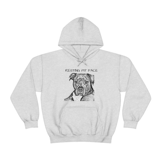 "Resting Pit Face" Hooded Sweatshirt