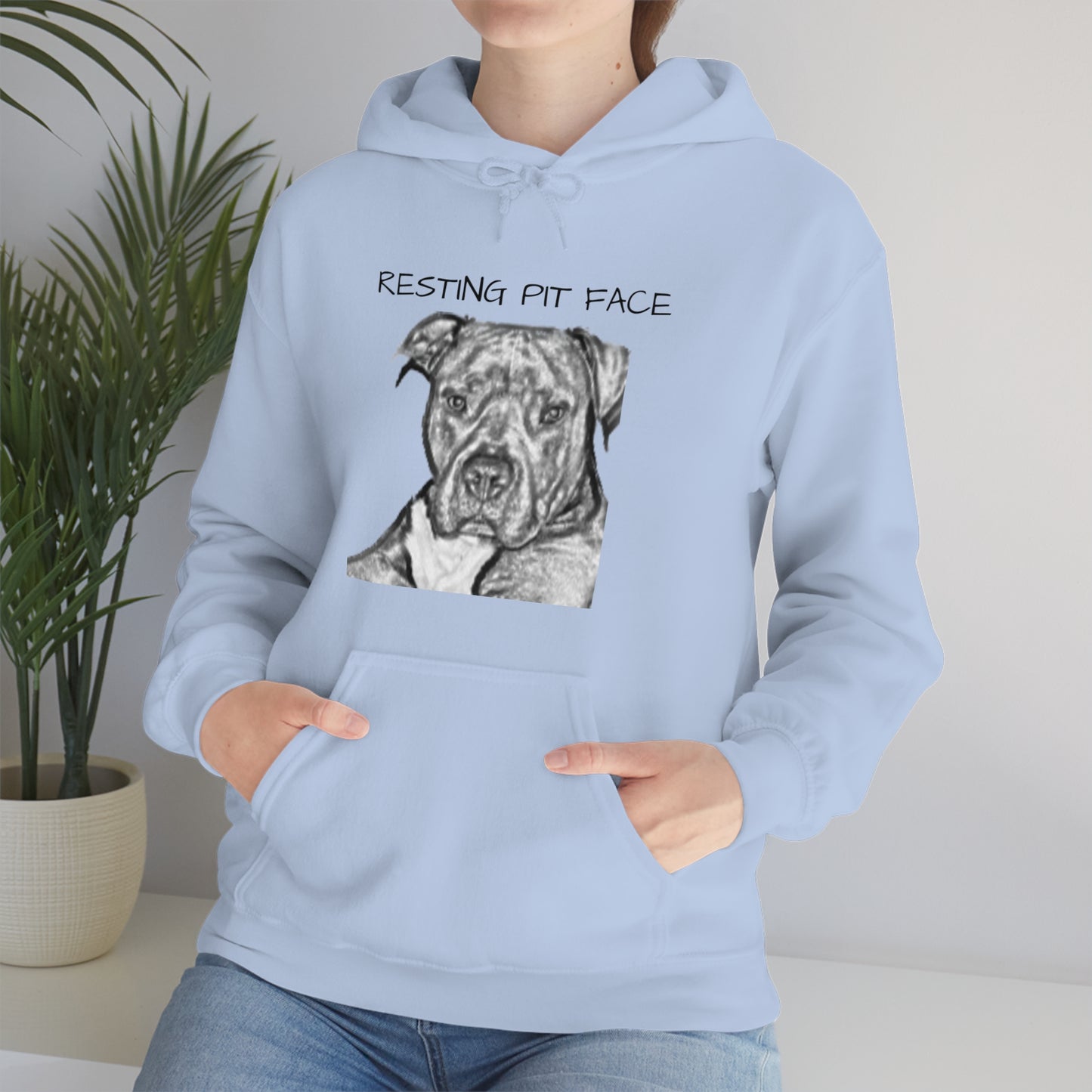"Resting Pit Face" Hooded Sweatshirt