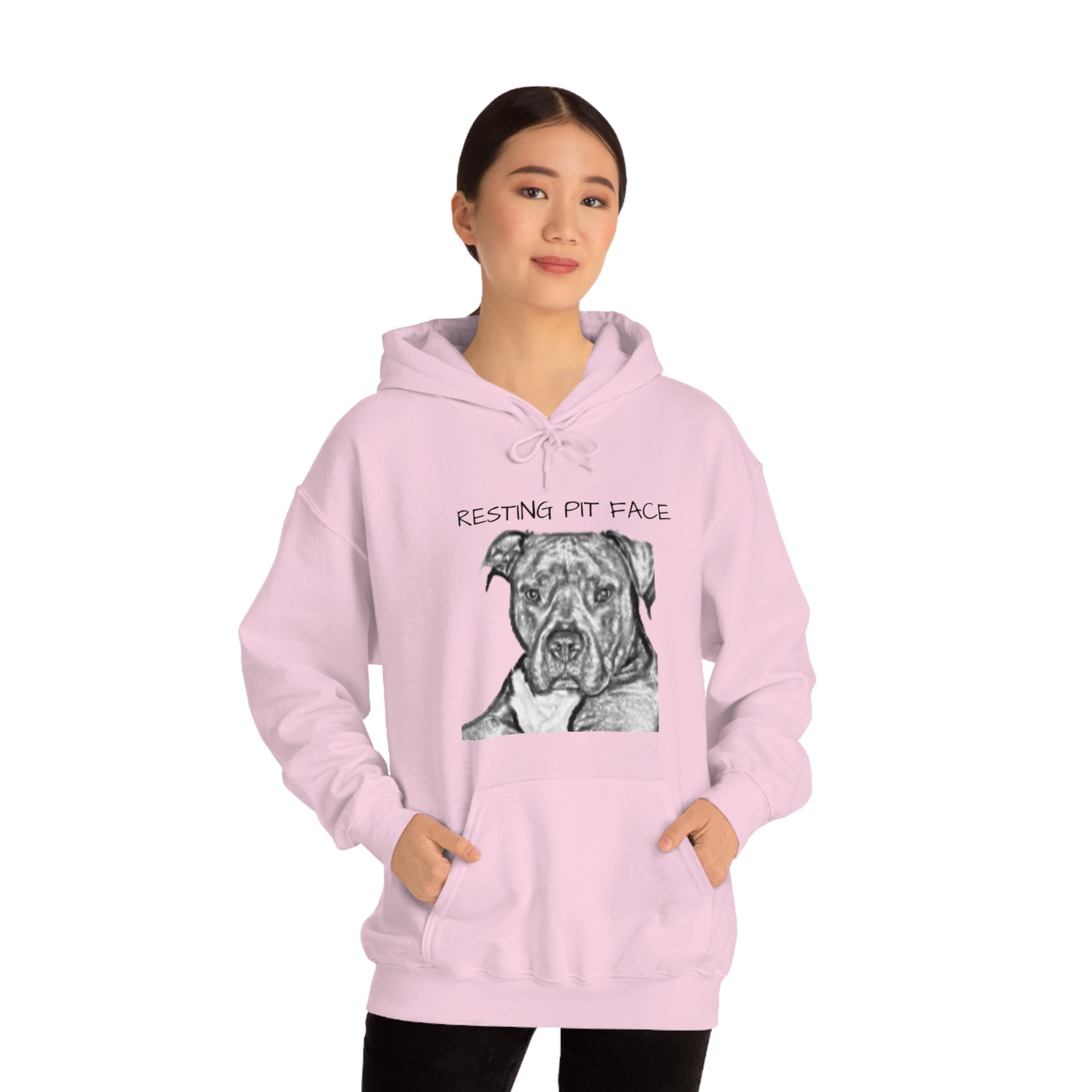 "Resting Pit Face" Hooded Sweatshirt